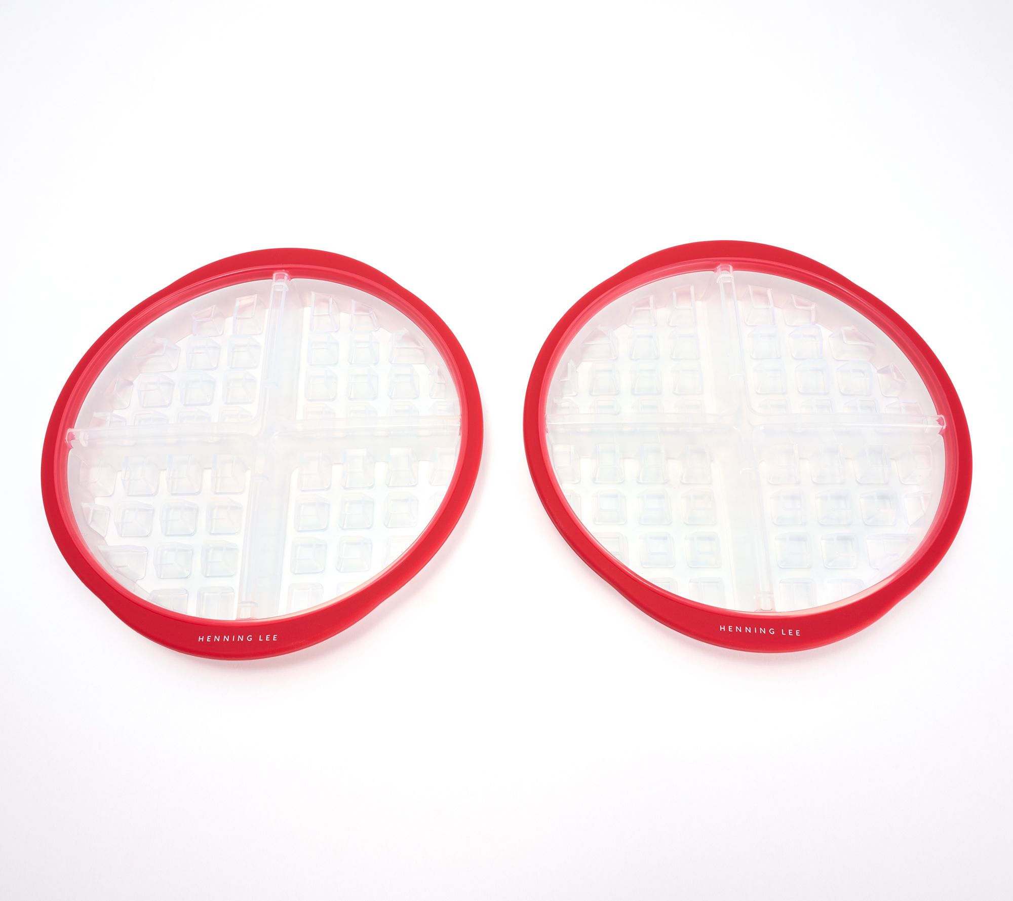Henning Lee Look & Cook Set of 2 Silicone Waffle Pans