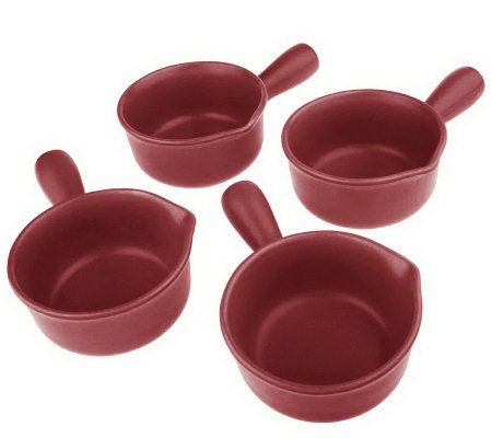 Plastic soup bowls with handles
