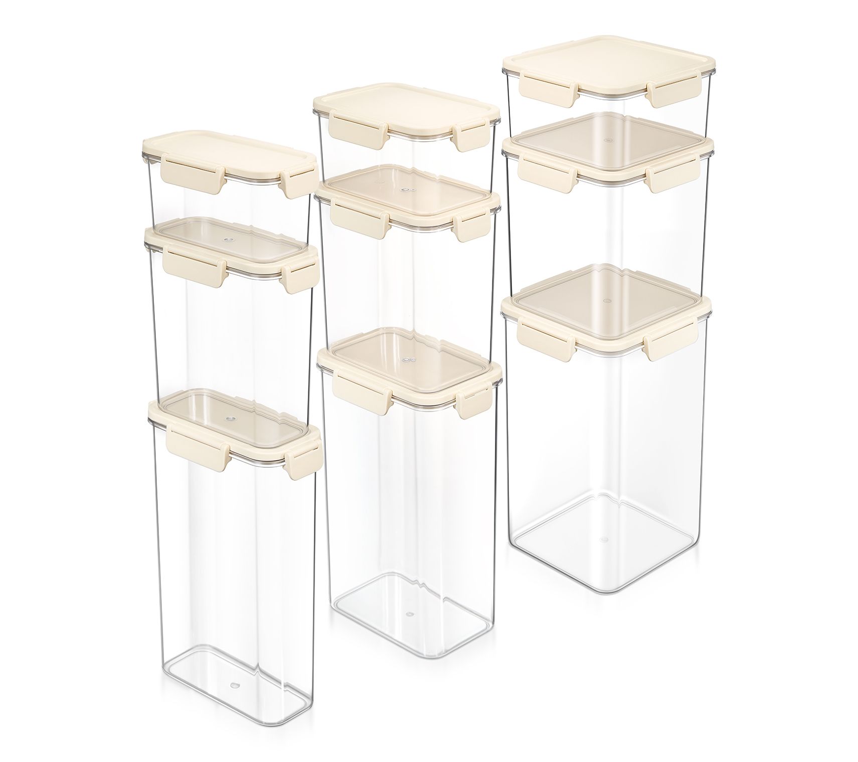 Sorbus Airtight Plastic Food Container Small toLarge Combo9Pk
