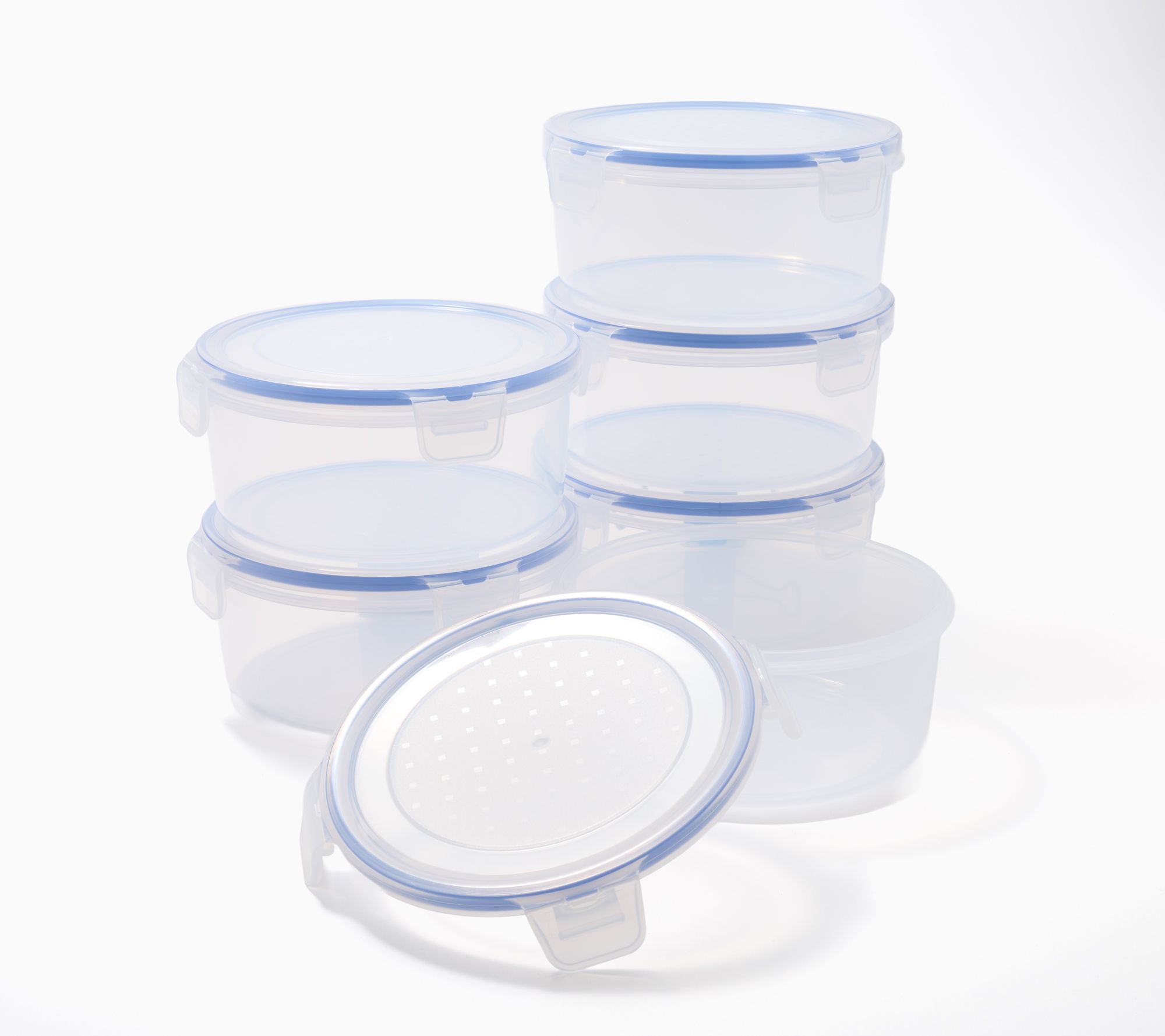 LocknLock Set of 6 Canisters w/ Locking Lids