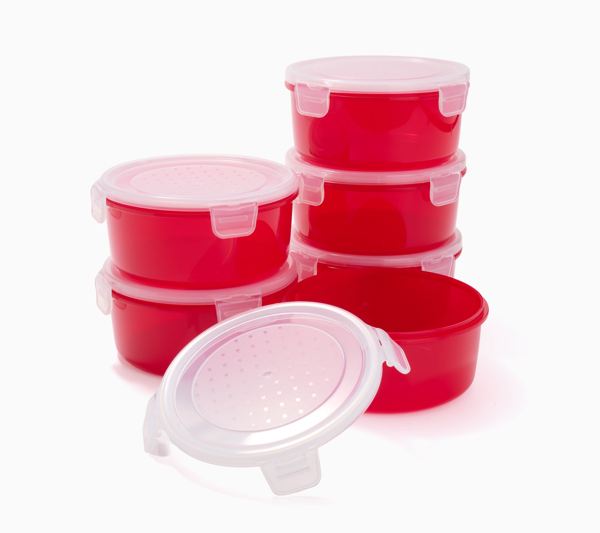 LocknLock Set of 6 Canisters w/ Locking Lids