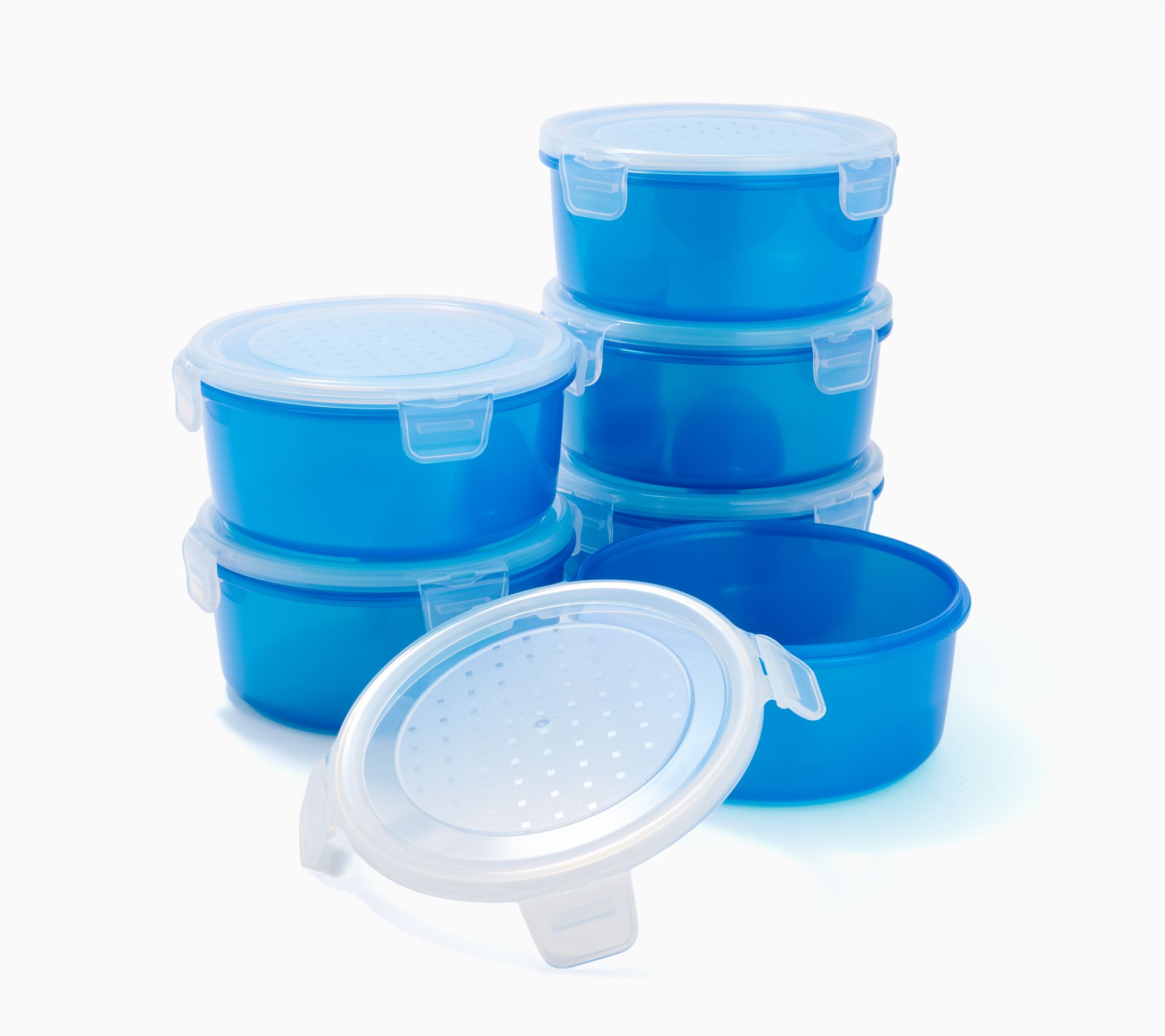 LocknLock Set of 6 Canisters w/ Locking Lids