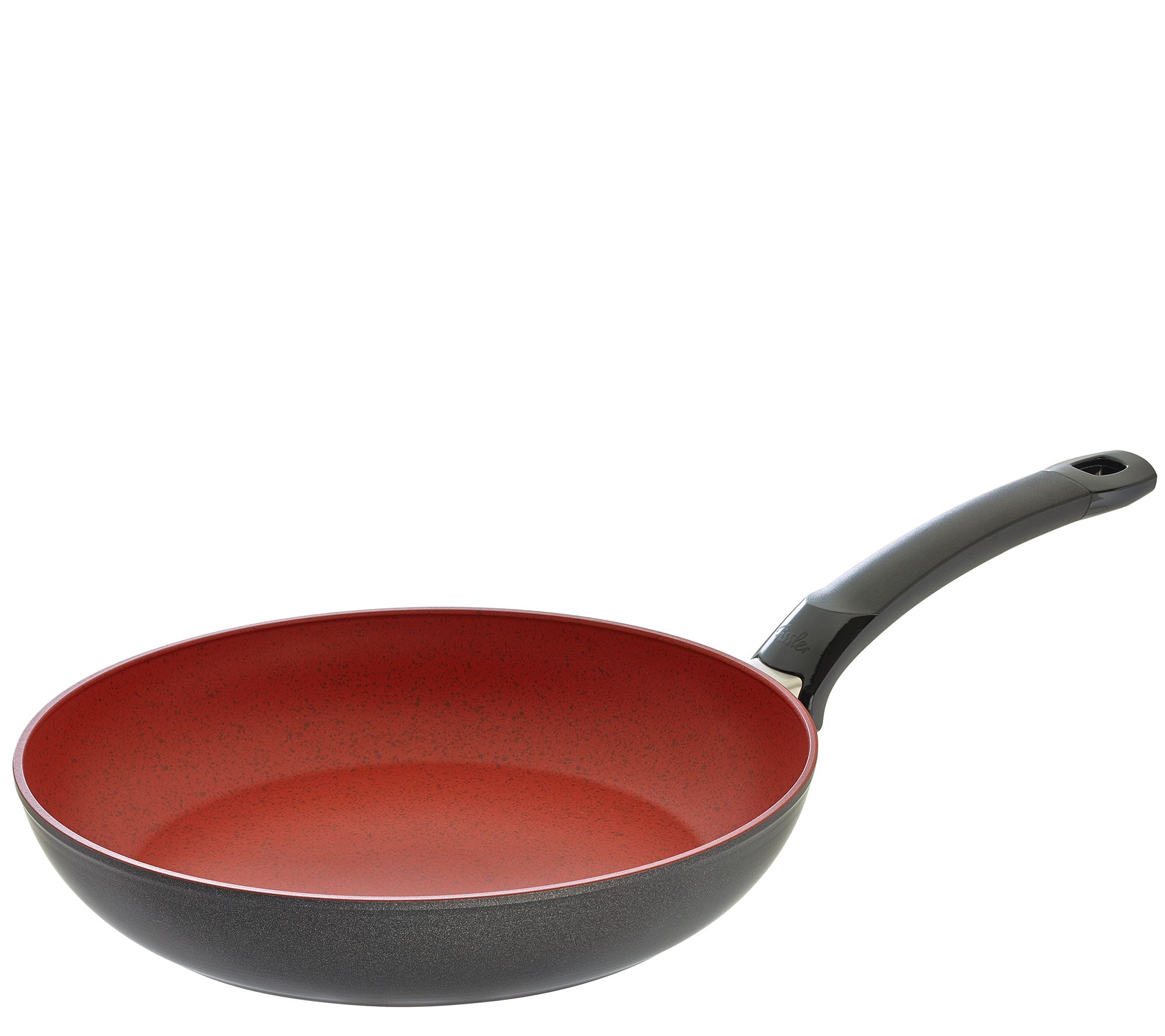 Oster Claybon 8 inch Aluminum Nonstick Frying Pan in Speckled Red