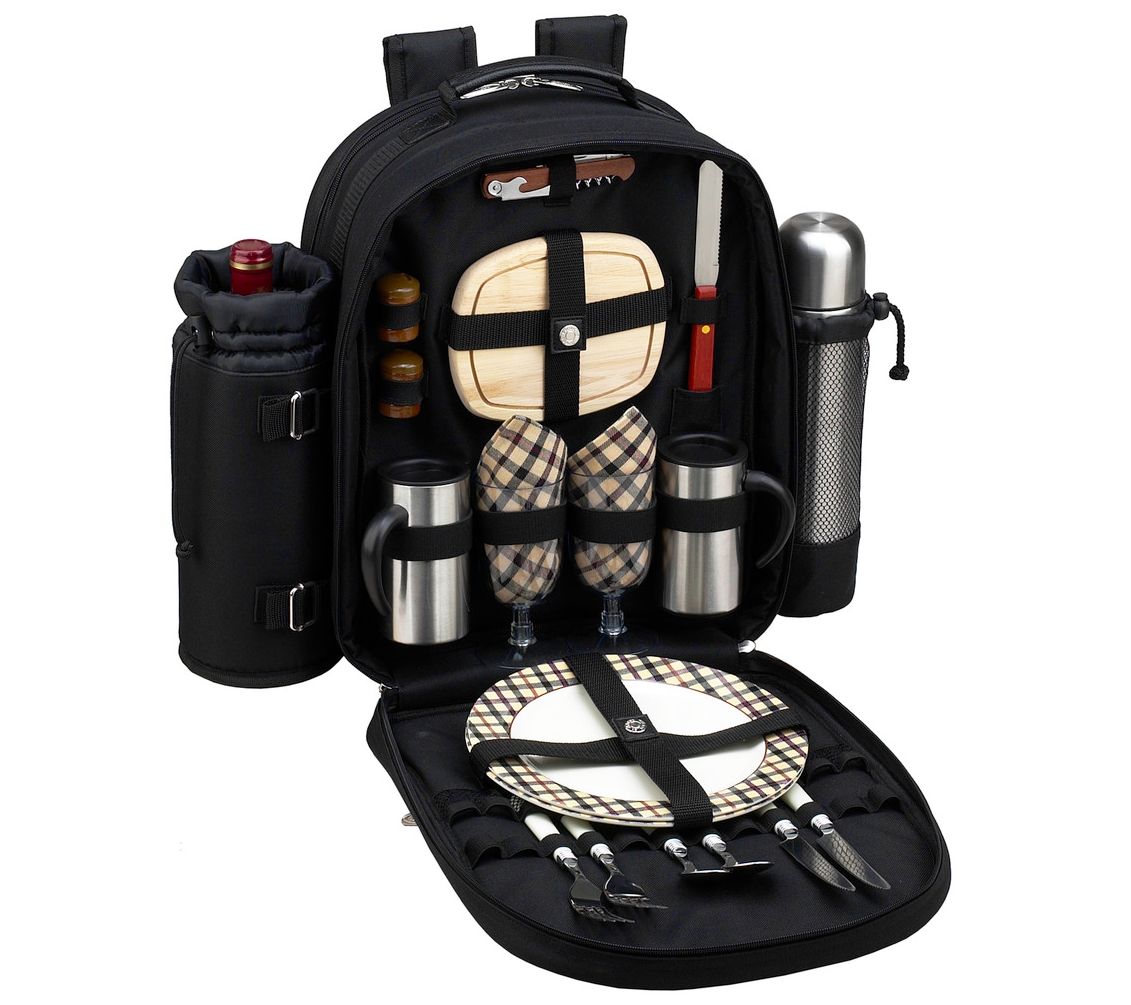 Picnic at Ascot Deluxe Picnic & Coffee Backpackfor 2