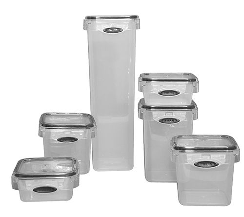 Stor-All 12-Piece Press N' Click Storage Container Set - QVC.com