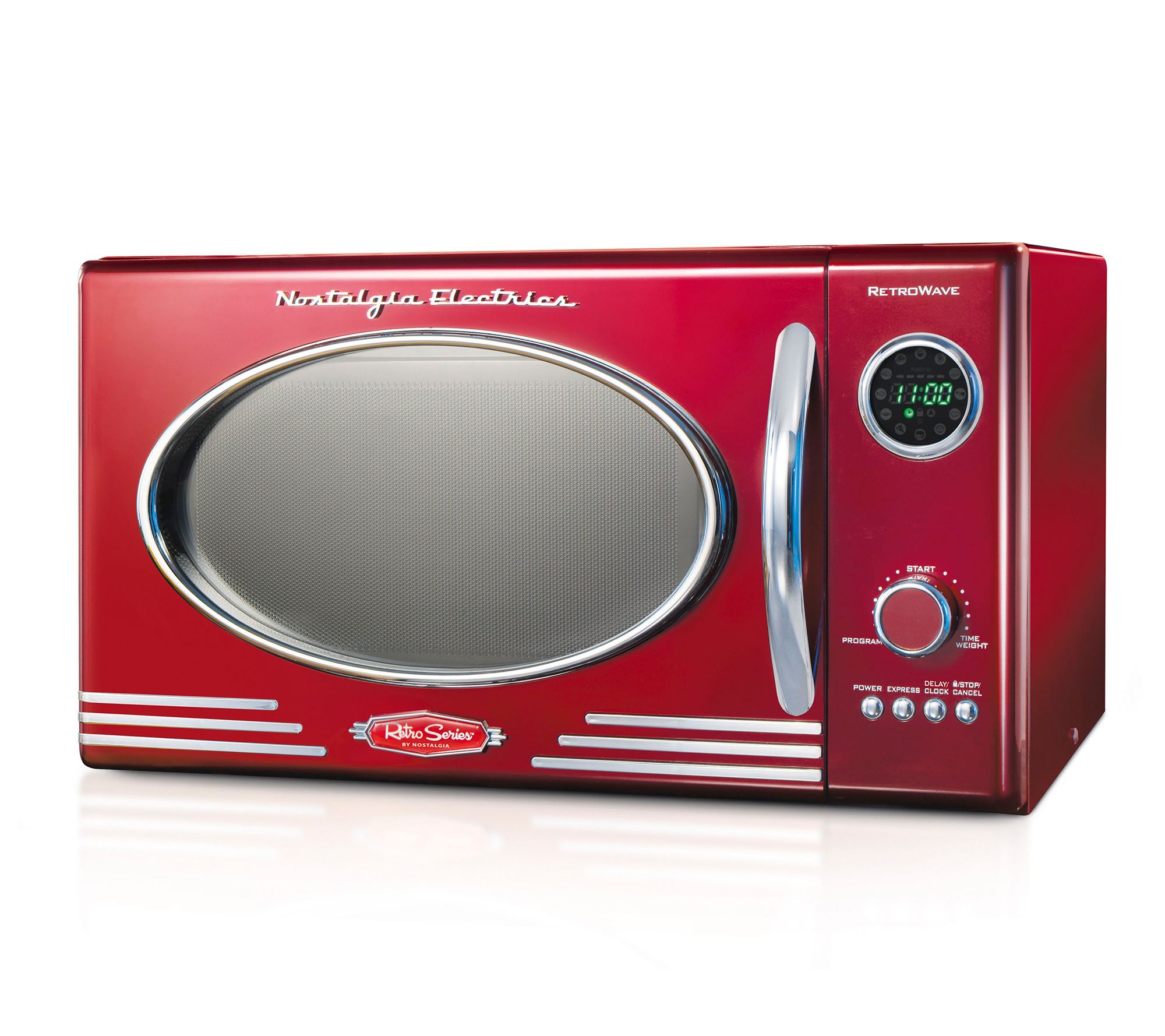Nostalgia 0.9 Cu. Ft. Retro Microwave Oven