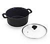Zakarian by Dash 4.5-qt Cast Iron Dutch Oven with Glass Lid, 1 of 6