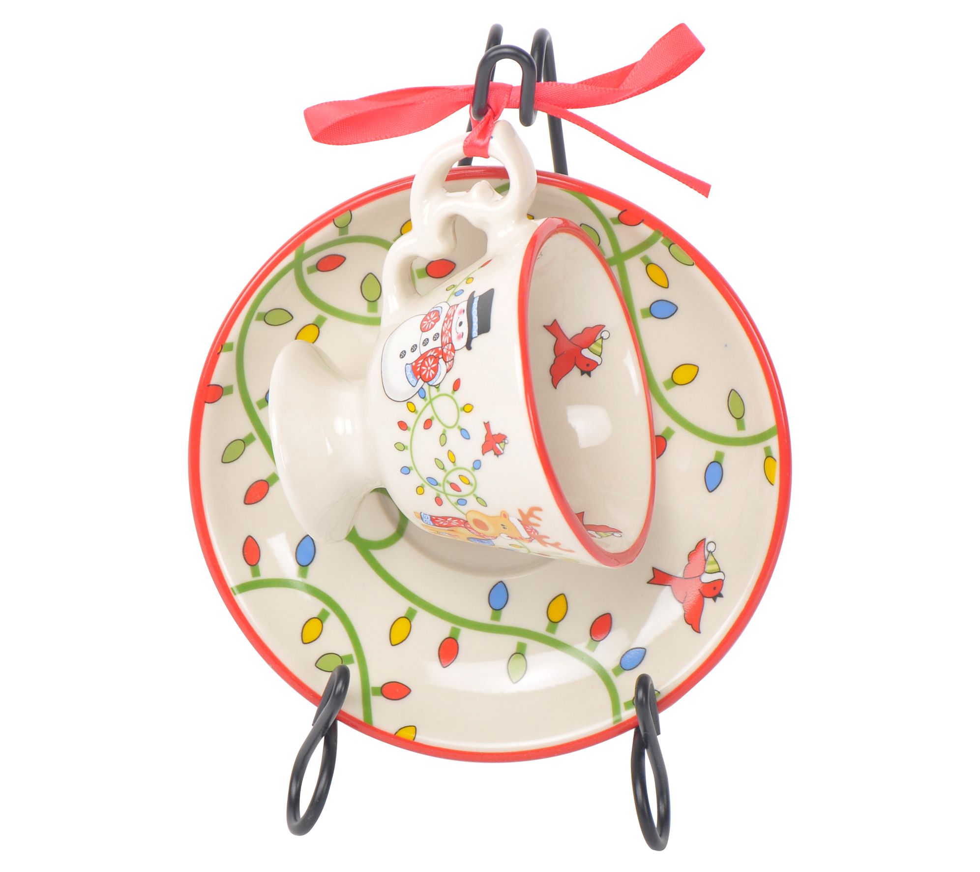 Temp-tations Holiday Mug and Saucer Collectible Set