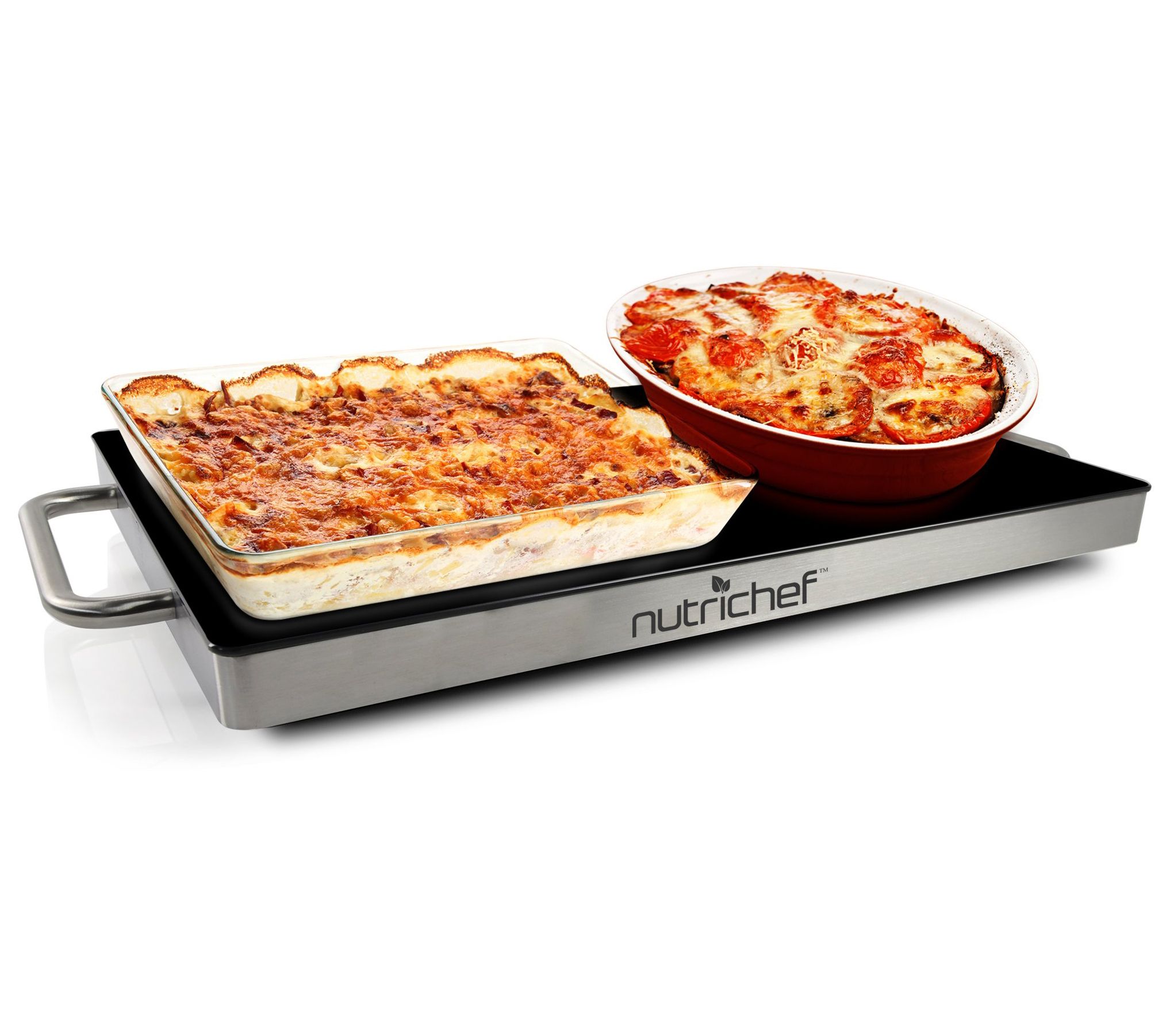 Nutrichef Nonstick Electric Warming Tray 