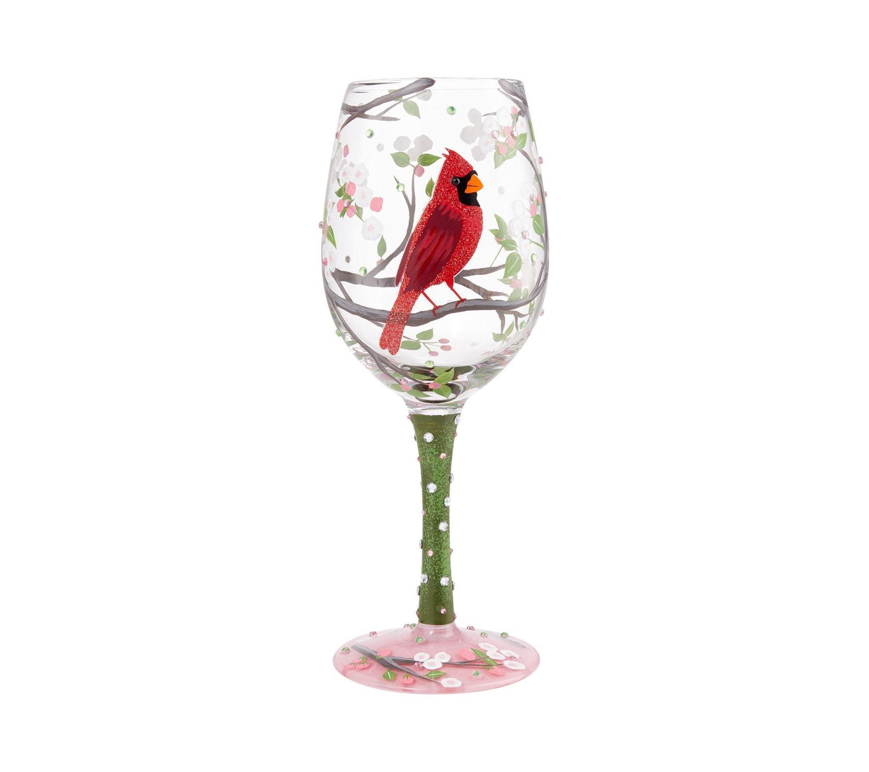 Jeanne Fitz Slant Red Wine Glasses, Set of 2