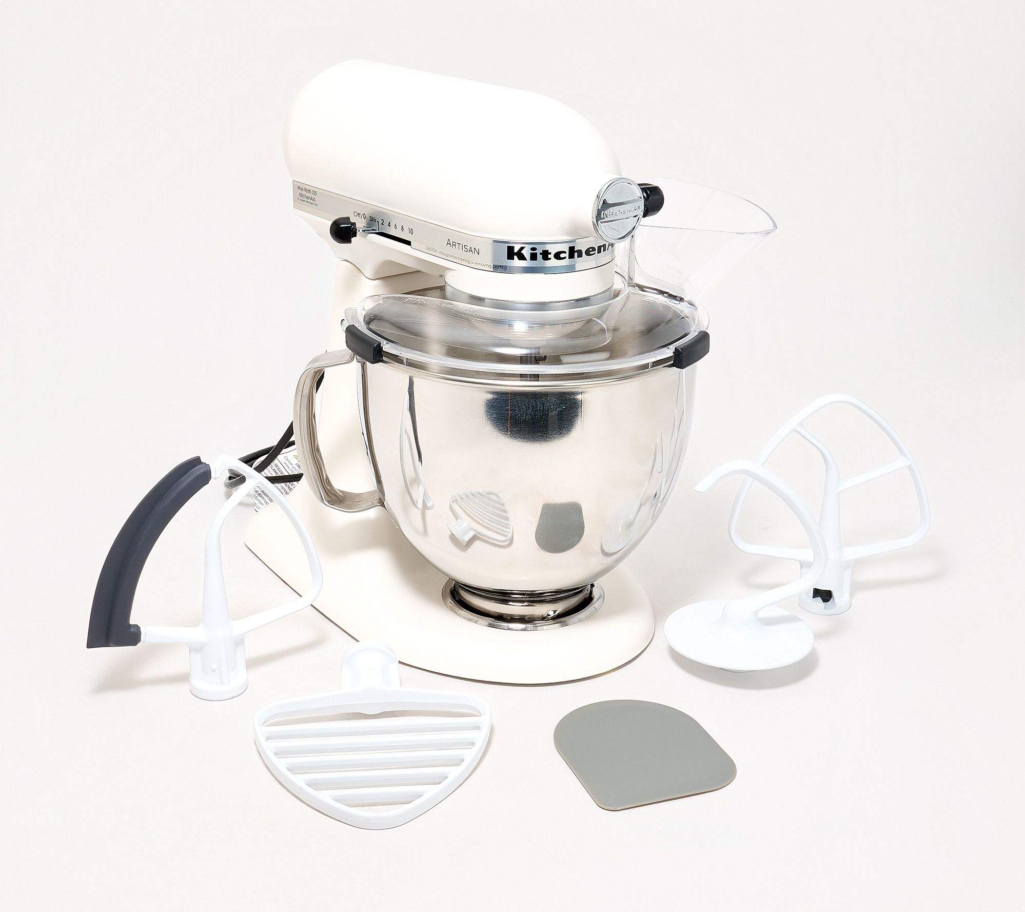 KitchenAid 5-qt Artisan Stand Mixer w/ Pastry Beater and Flex Edge