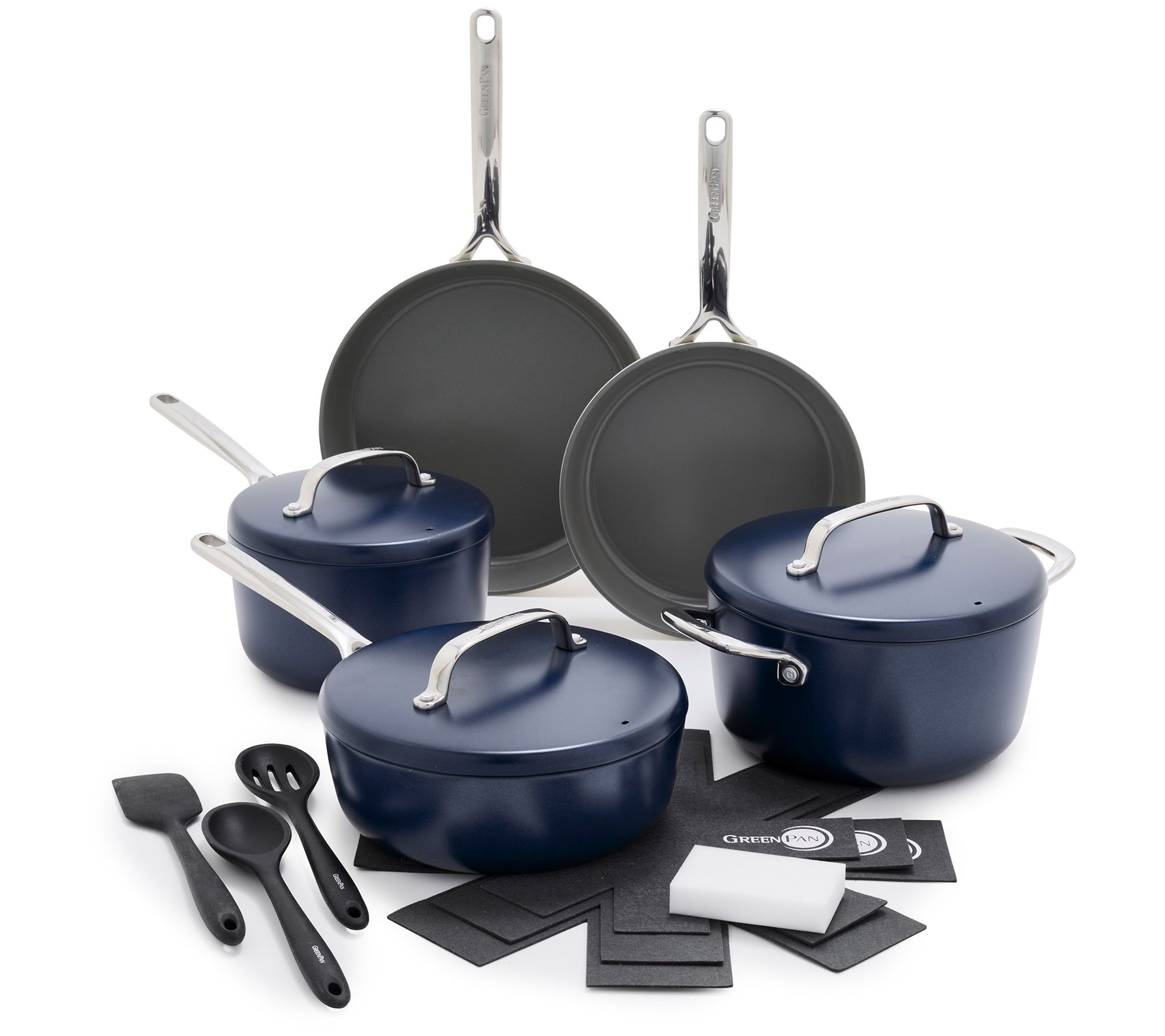 GP5 Infinite8 Ceramic Nonstick 9.5 and 11 Frypan Set