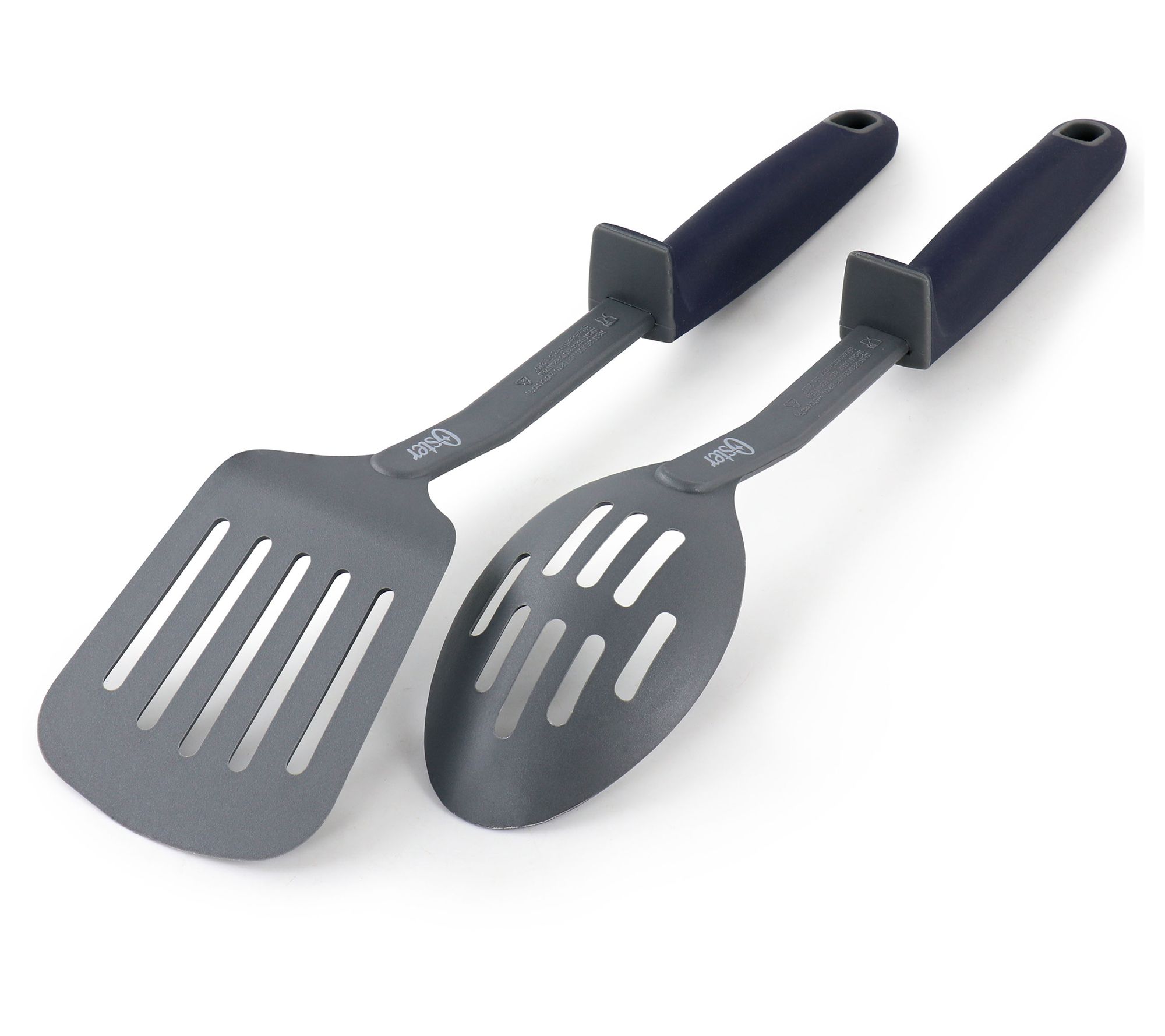 Set of LE CREUSET Revolution Bi-Material Slotted Pasta Saute Spoon