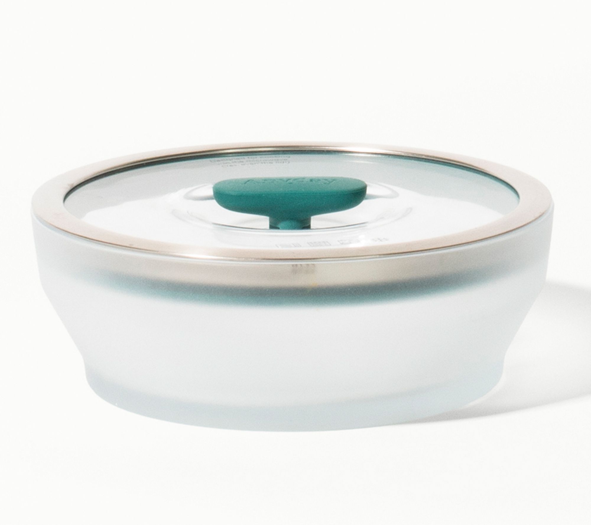 Anyday 4-Cup Frosted Glass Shallow Dish