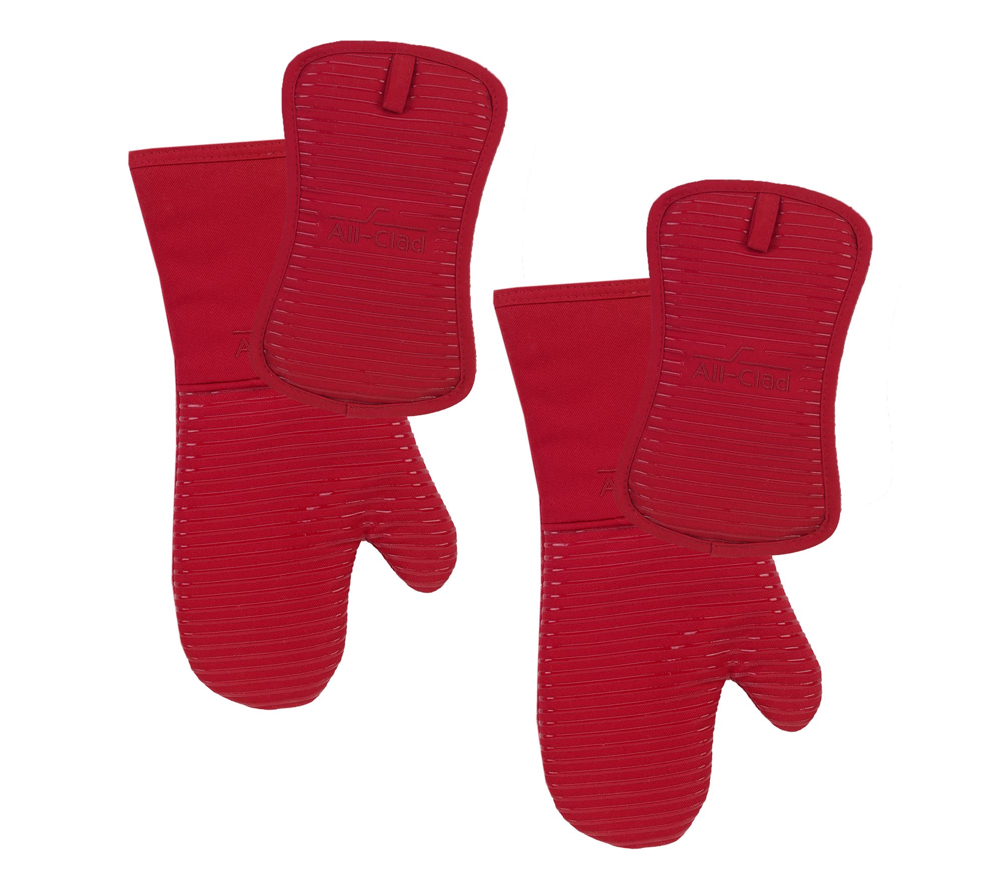 All-Clad Silicone Oven Mitt and Pot Holder Set