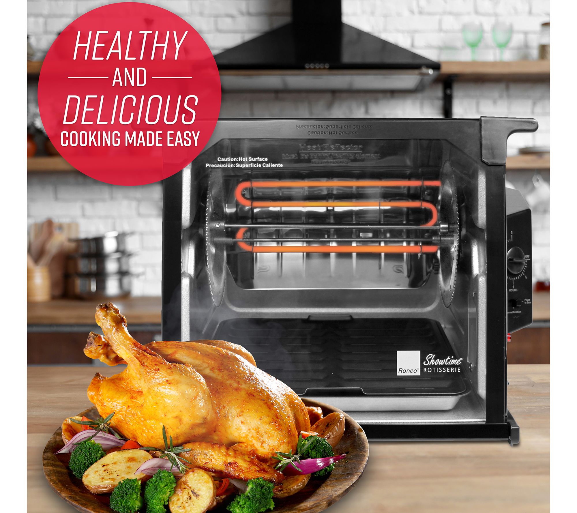Ronco 4000 Series Showtime Rotisserie Black