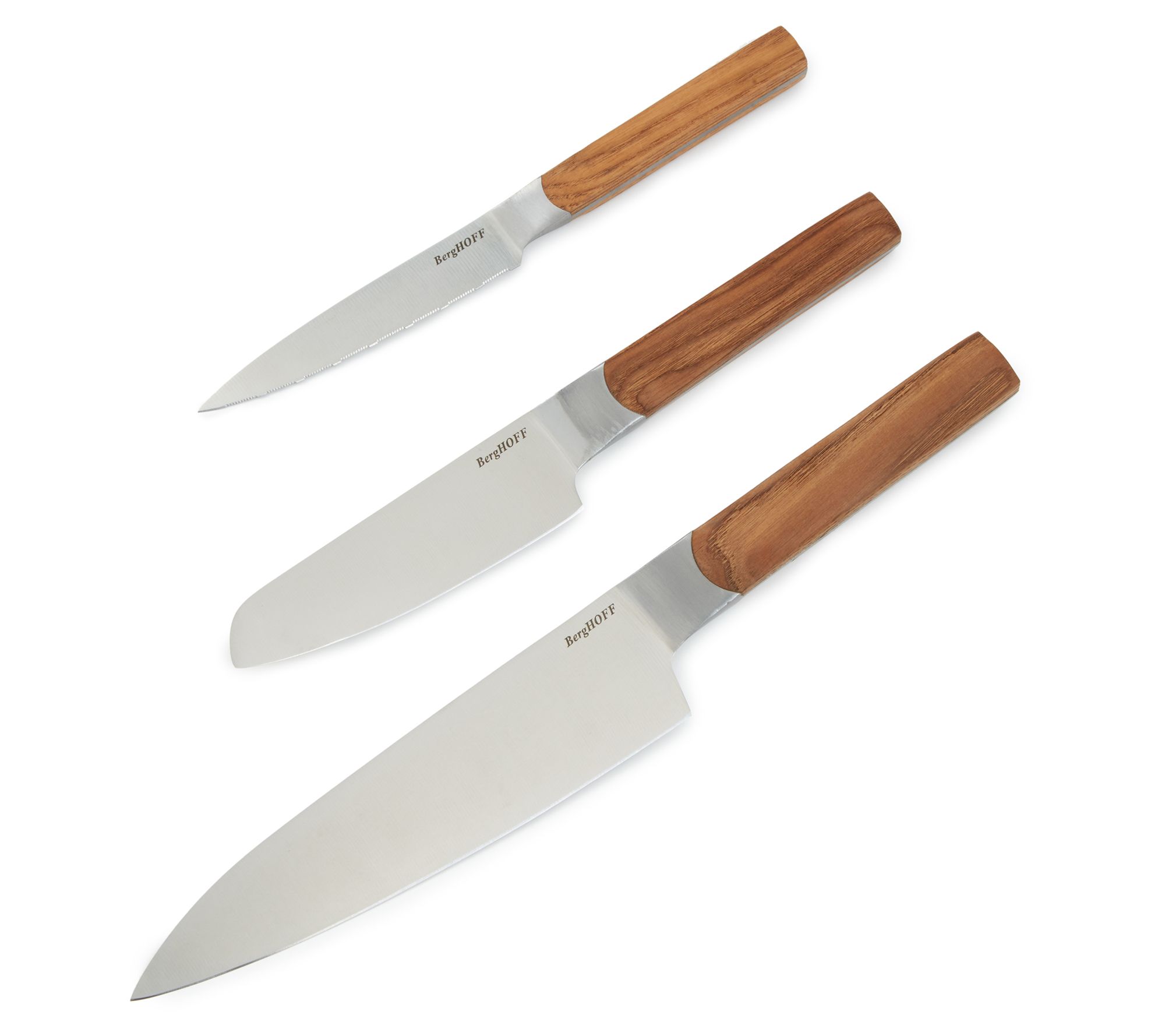 BergHOFF DiNA Ion 3pc Stainless Steel Knife Set