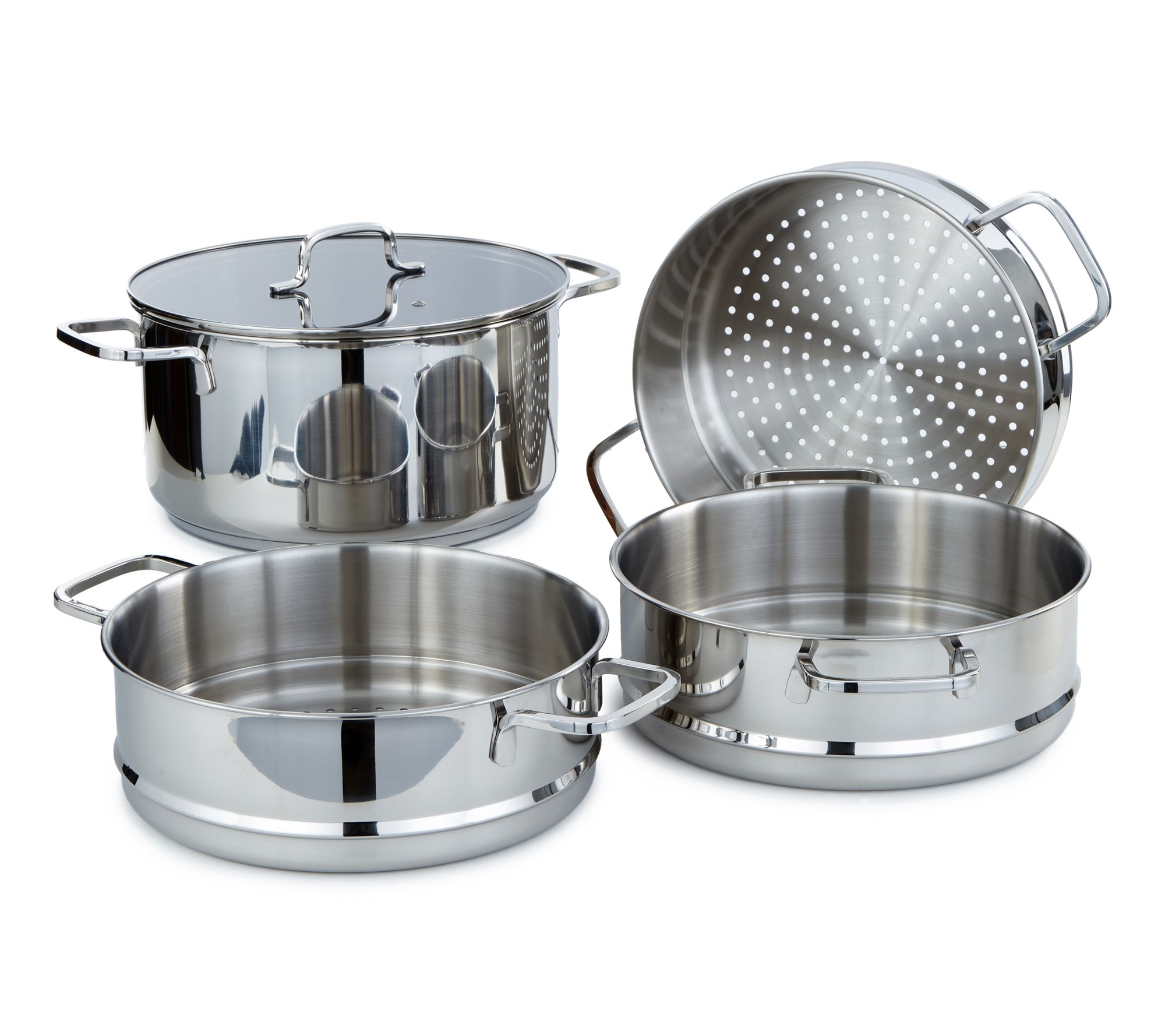 BergHOFF DiNA Helix 18/10 Stainless Steel 5pc Steamer Set