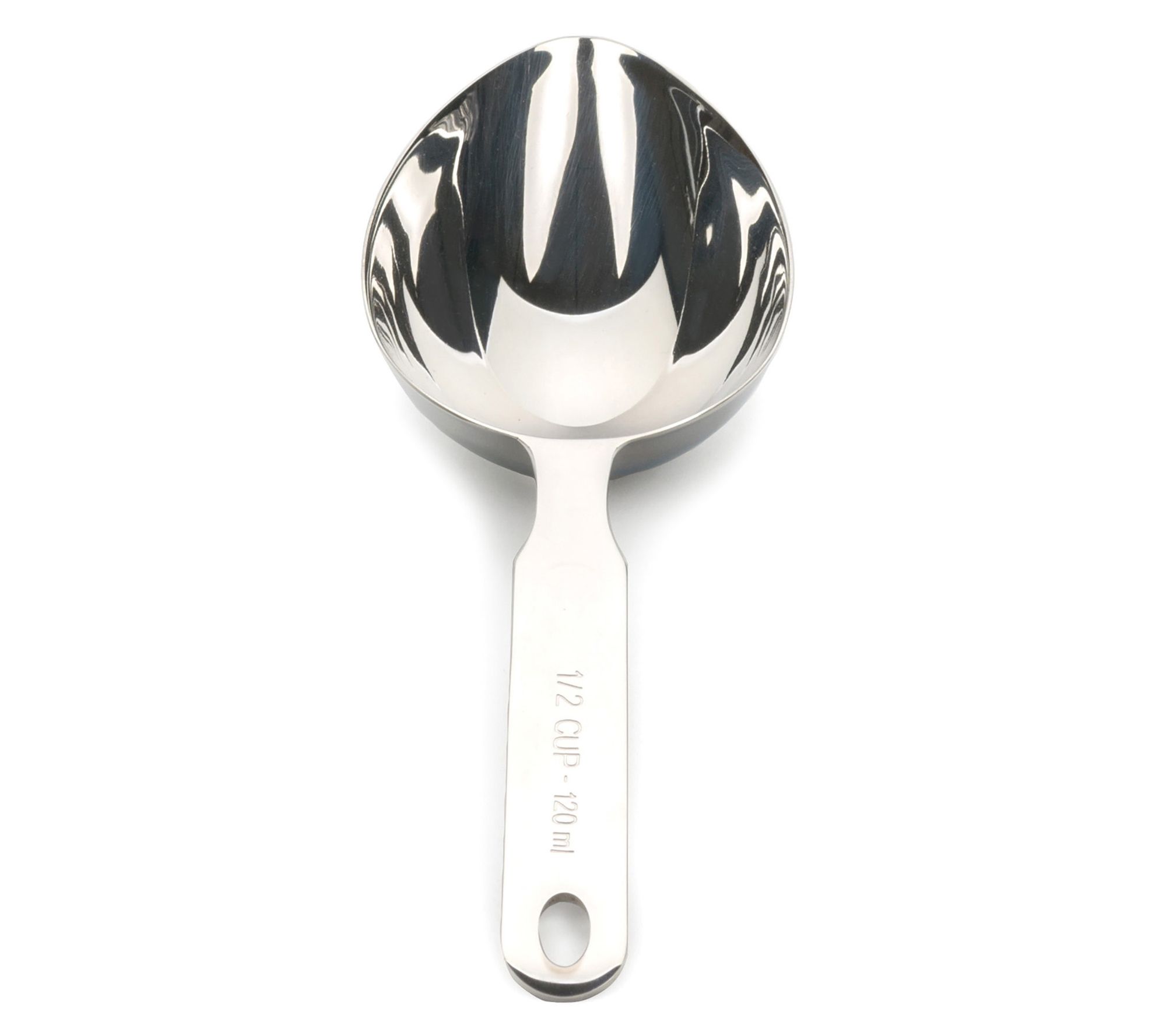RSVP 1/2-Cup Oval Measuring Scoop