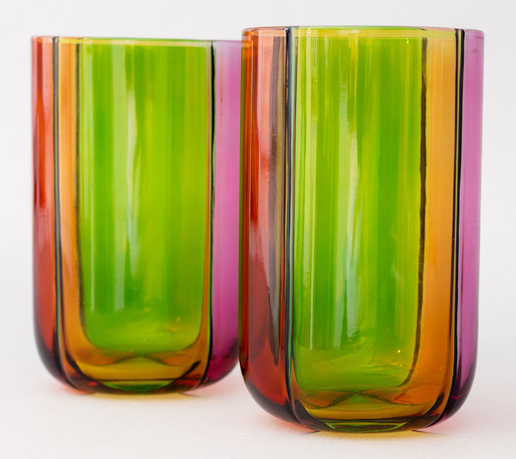 ban.do High Ball Glasses, Colorblock