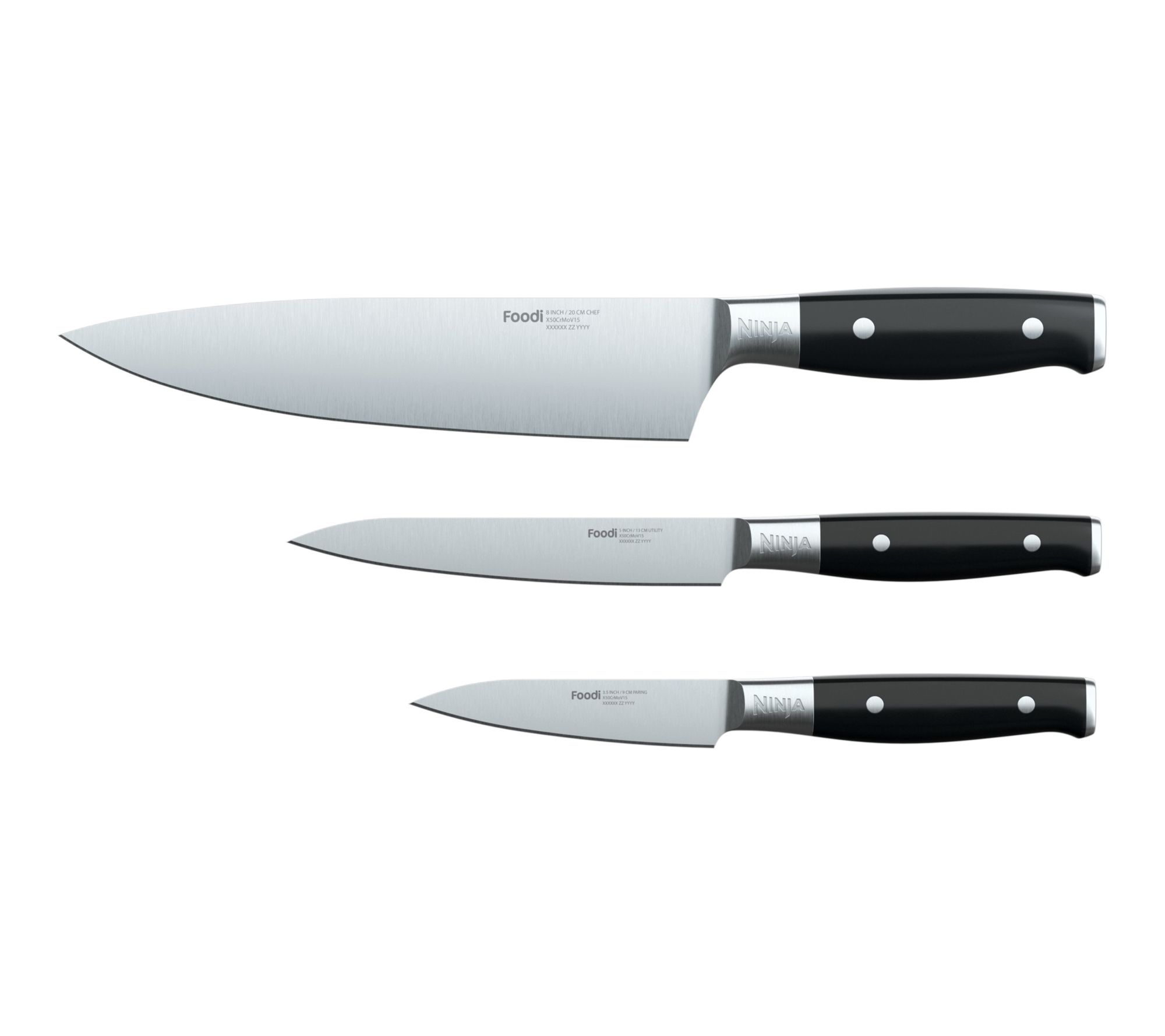 Ninja Foodi NeverDull System 3-Piece Knife Set