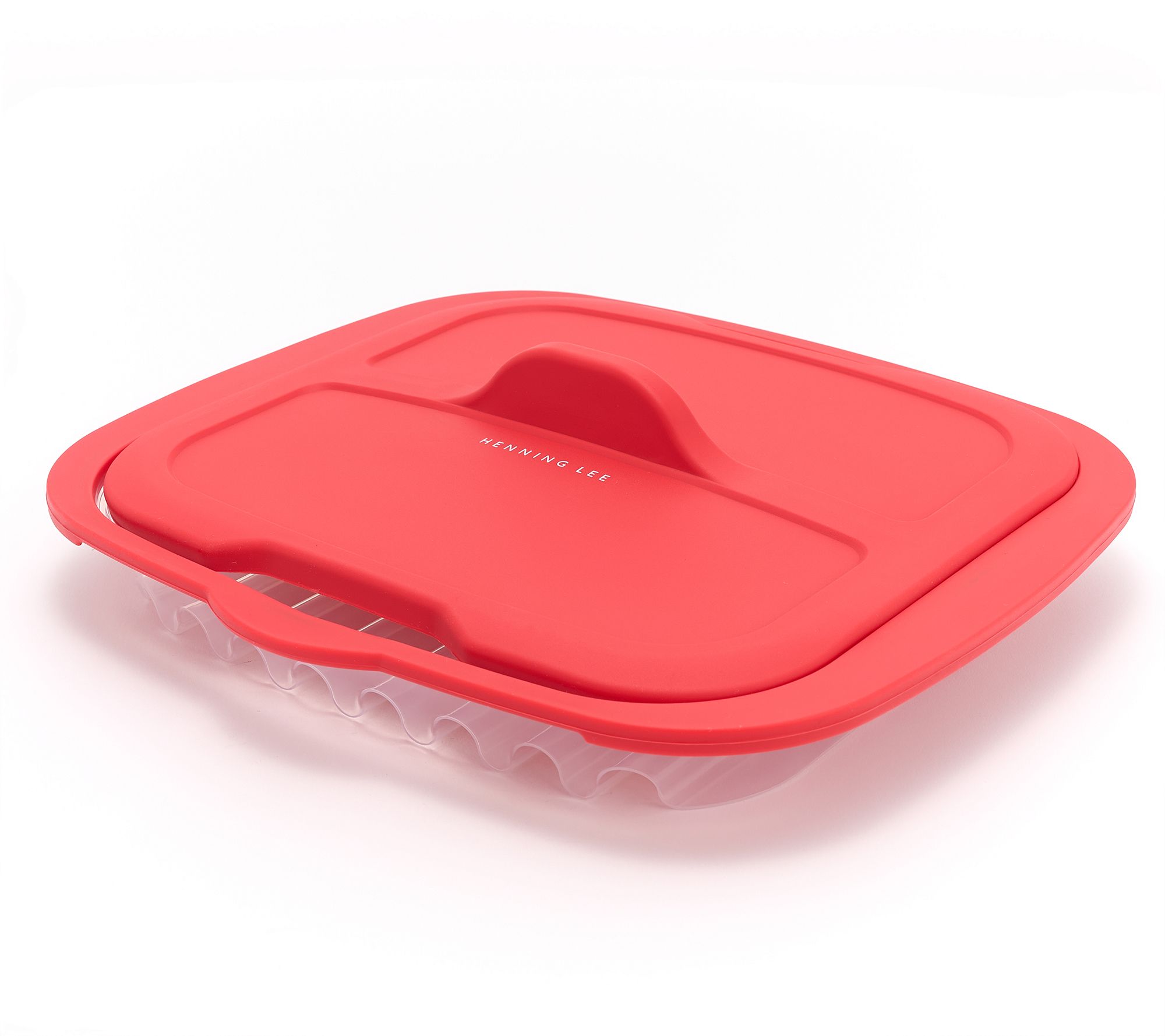 Henning Lee Look & Cook Silicone Bacon Pan With Lid