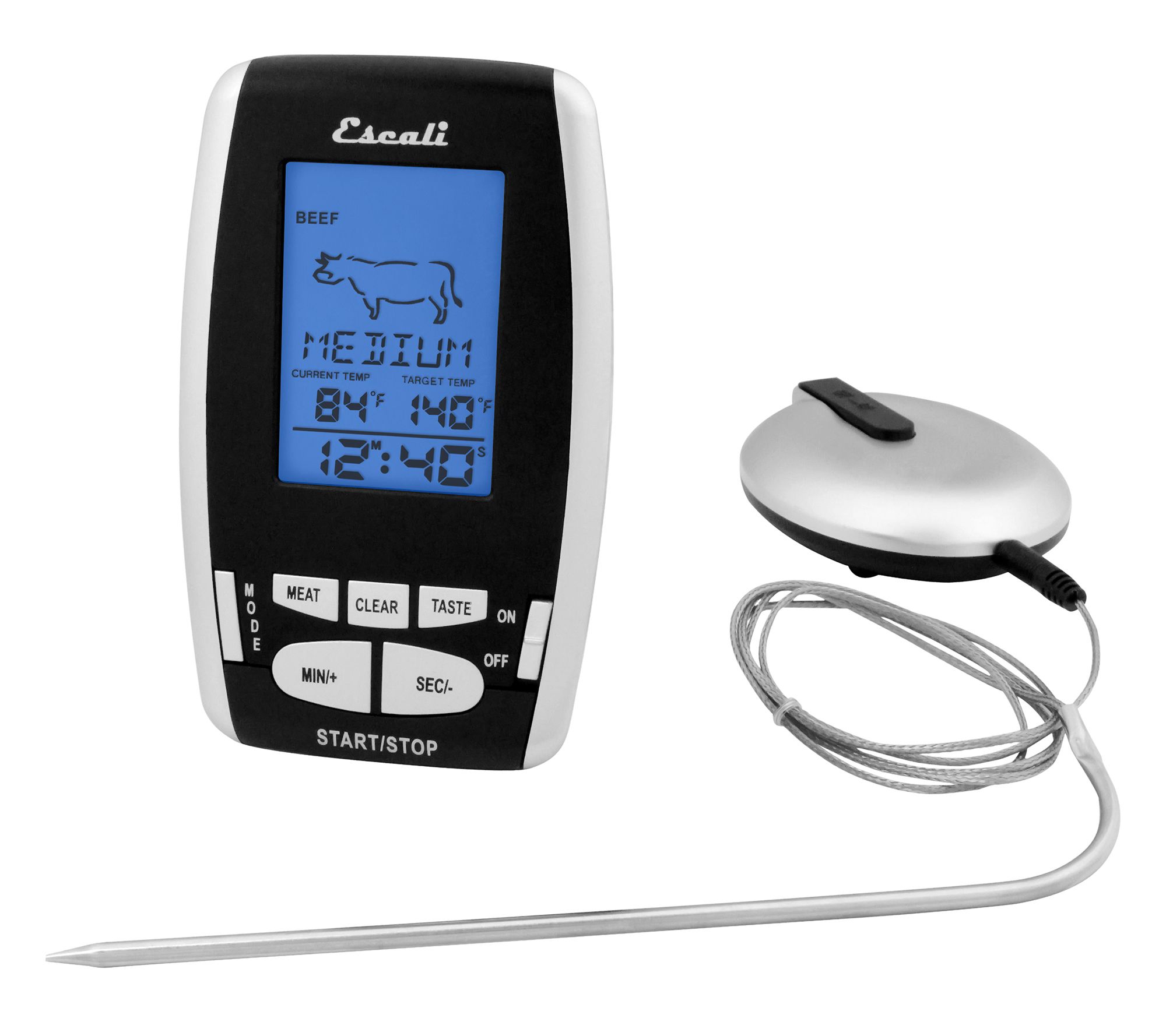 Escali Digital Long Stem Thermometer ,Black