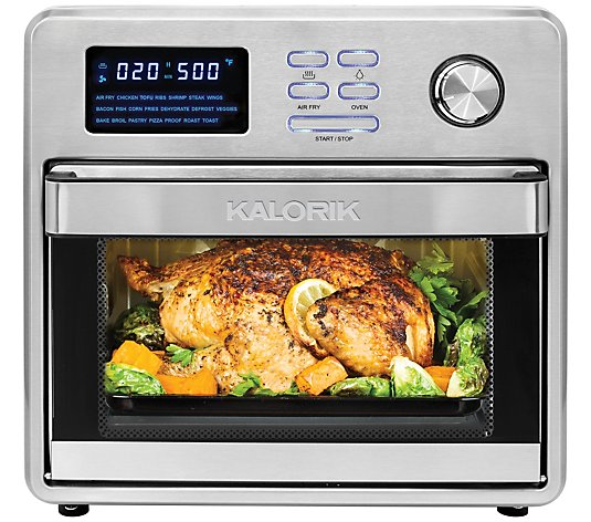 Kalorik 16 Quart Digital Maxx Stainless Steel Air Fryer Oven