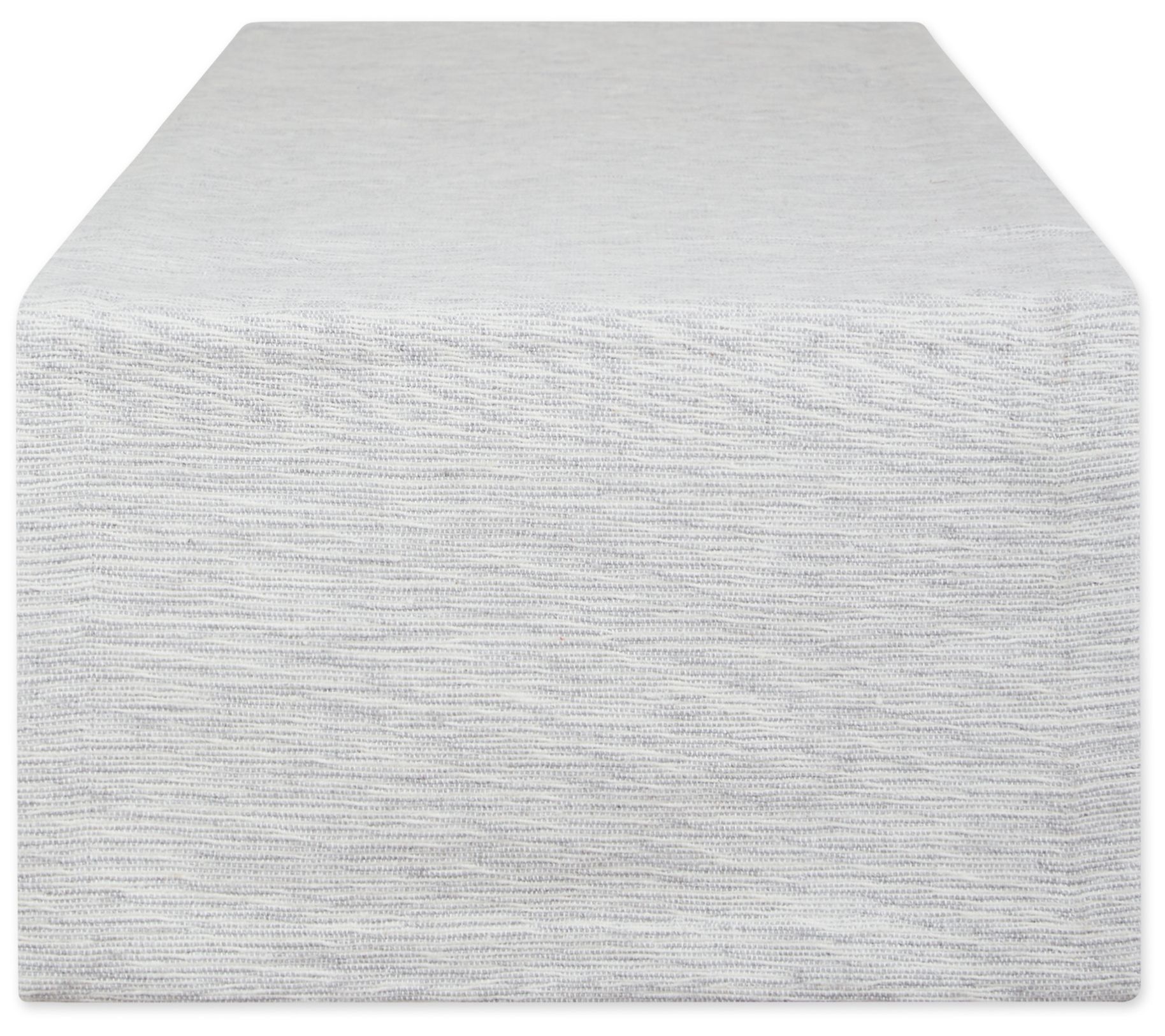 Design Imports 14"x72" Recycled Cotton Slubby Rb Table Runner