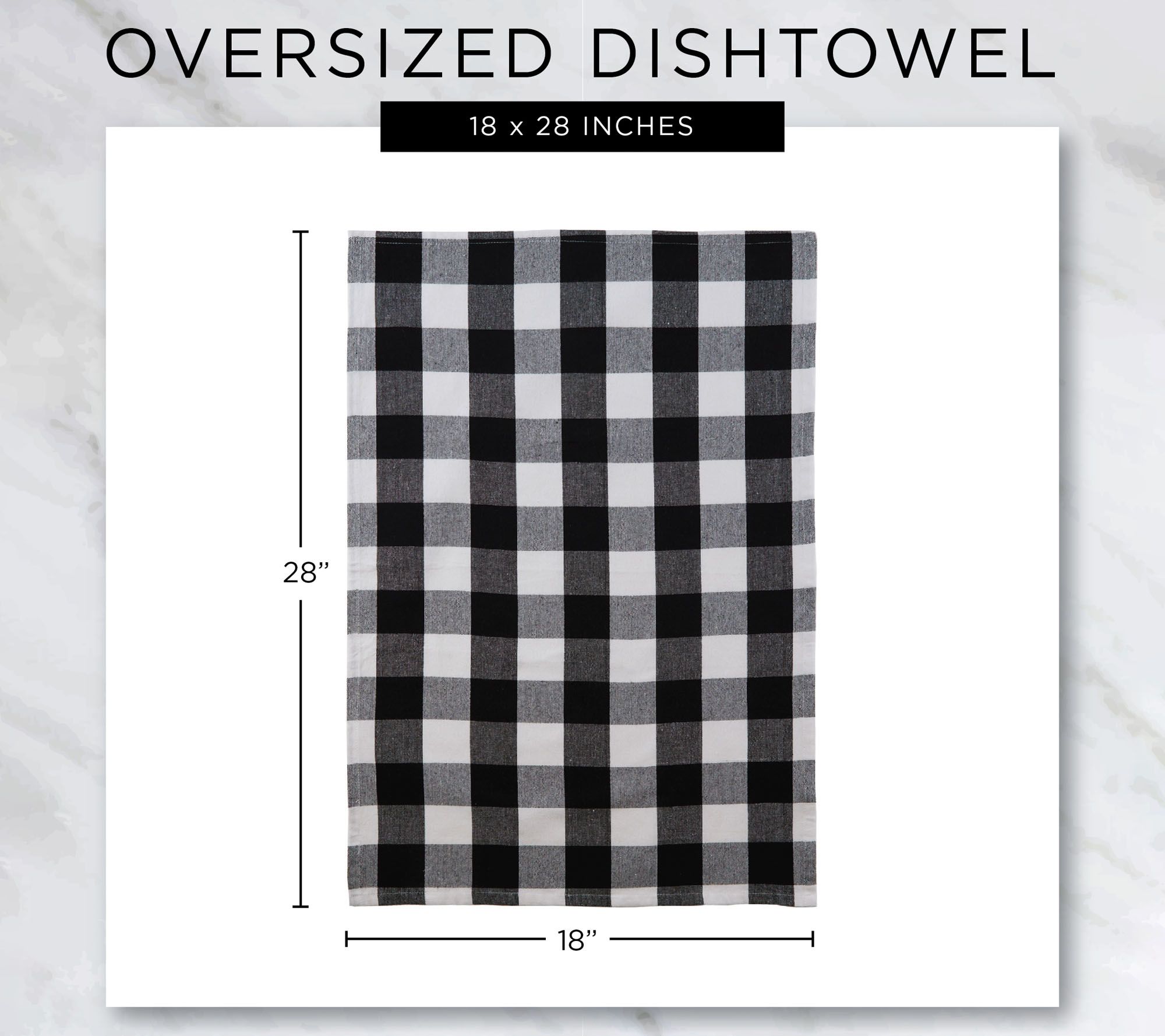 Design Imports Set of 6 Rainbow Kitchen Towels & Dishcloths