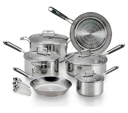 T-fal Performa Pro 14-Piece Stainless Steel Cookware Set 