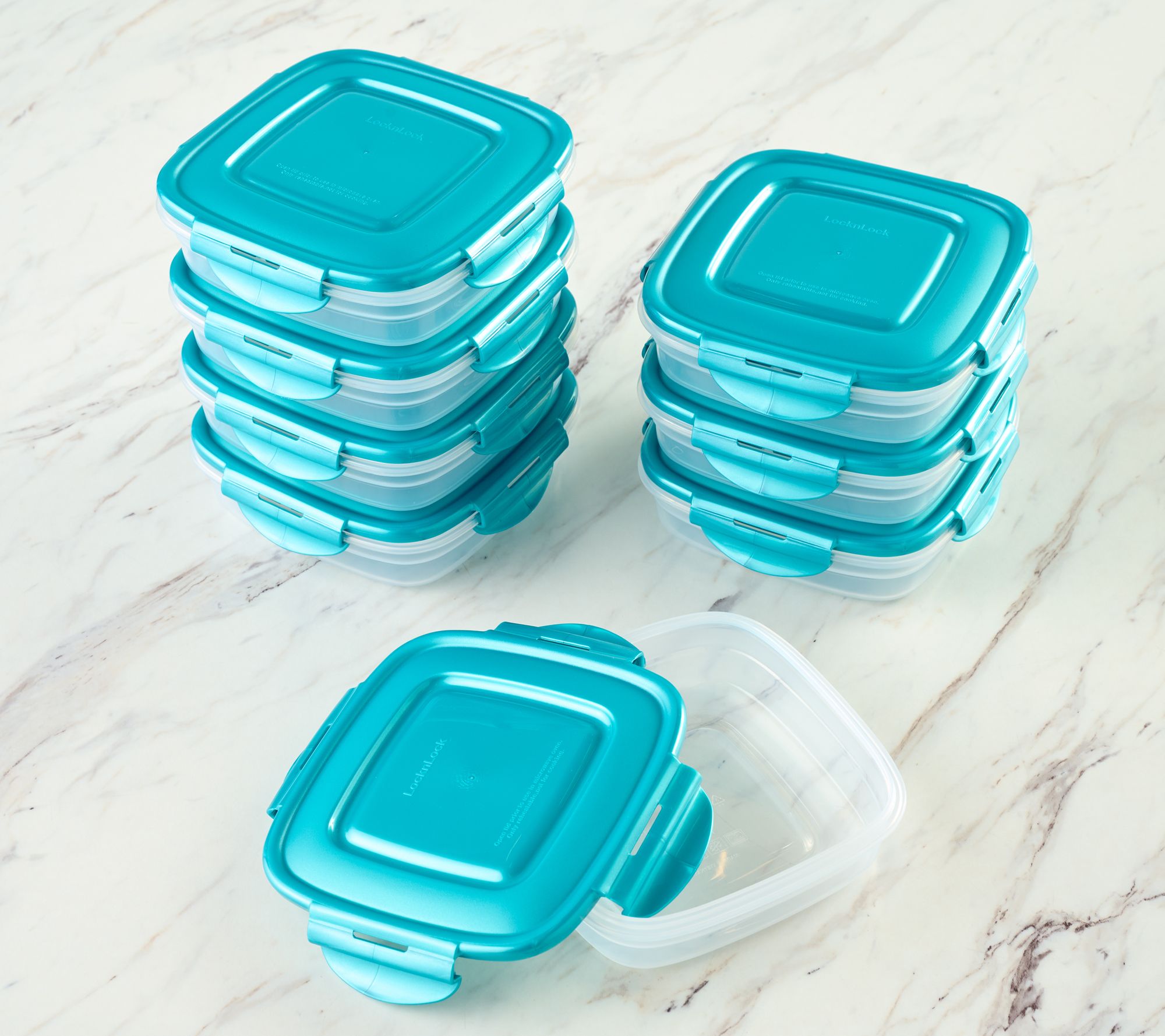 LocknLock Set of 8 Nesting Sandwich Squares