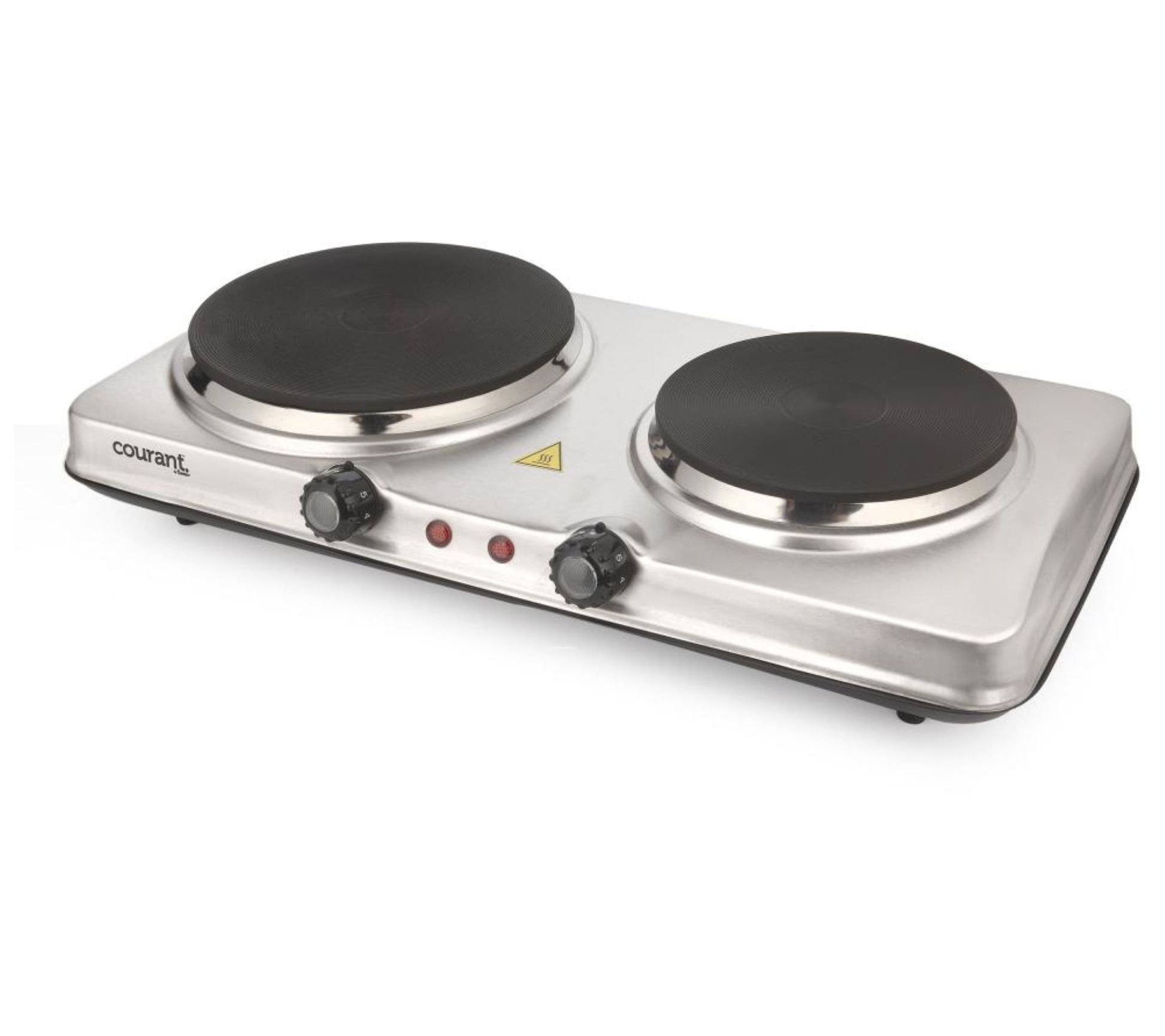 Elite Cuisine Electric Double Cast Burner Hot Plate 