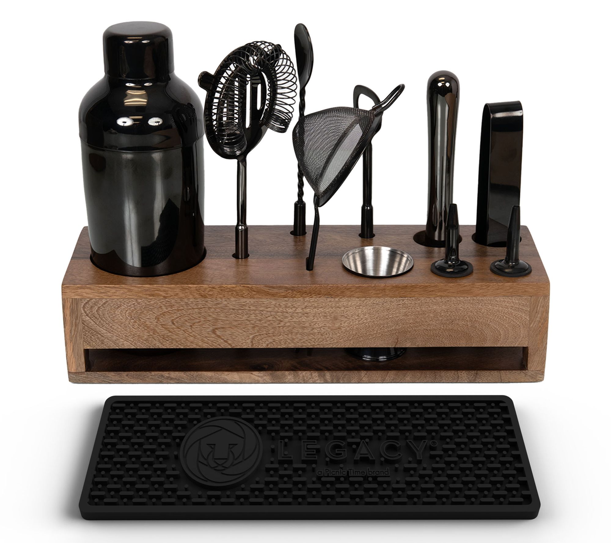 Legacy Old Fashioned Mango Wood Bar Set