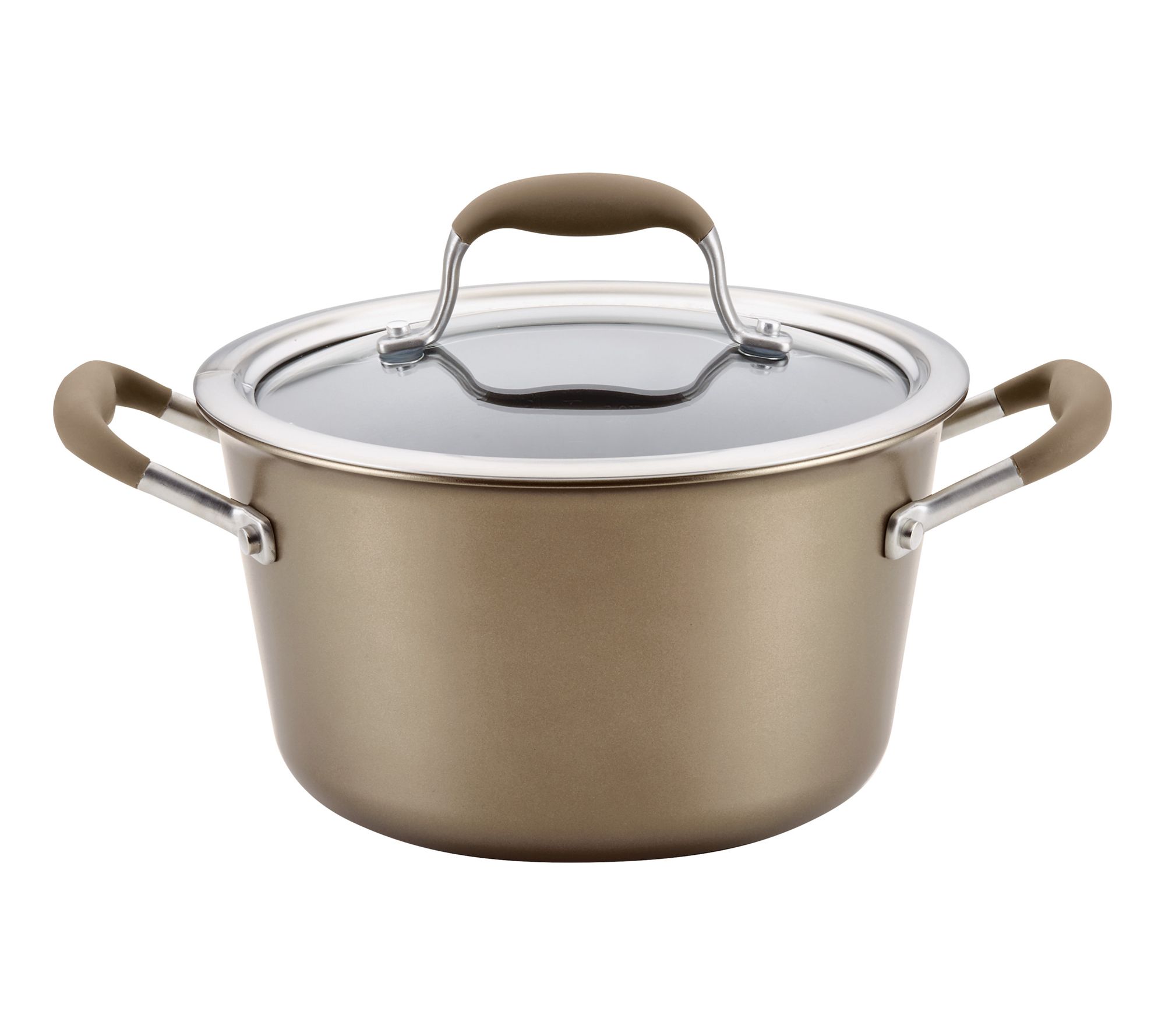 Anolon Advanced Home Hard-Anodized Nonstick Saucepot, 4.5qt