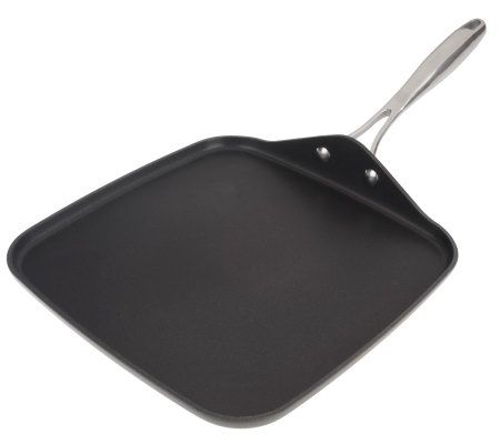 cooksessentials Hard Anodized Nonstick Double Burner Griddle 