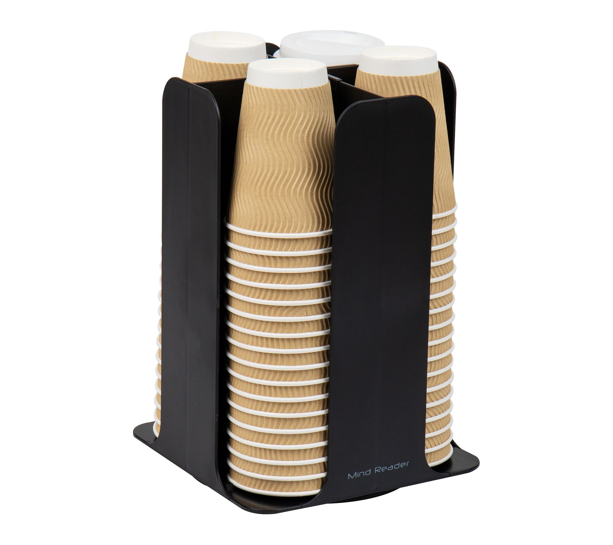 Mind Reader Cup and Lid Carousel, Countertop Oranizer