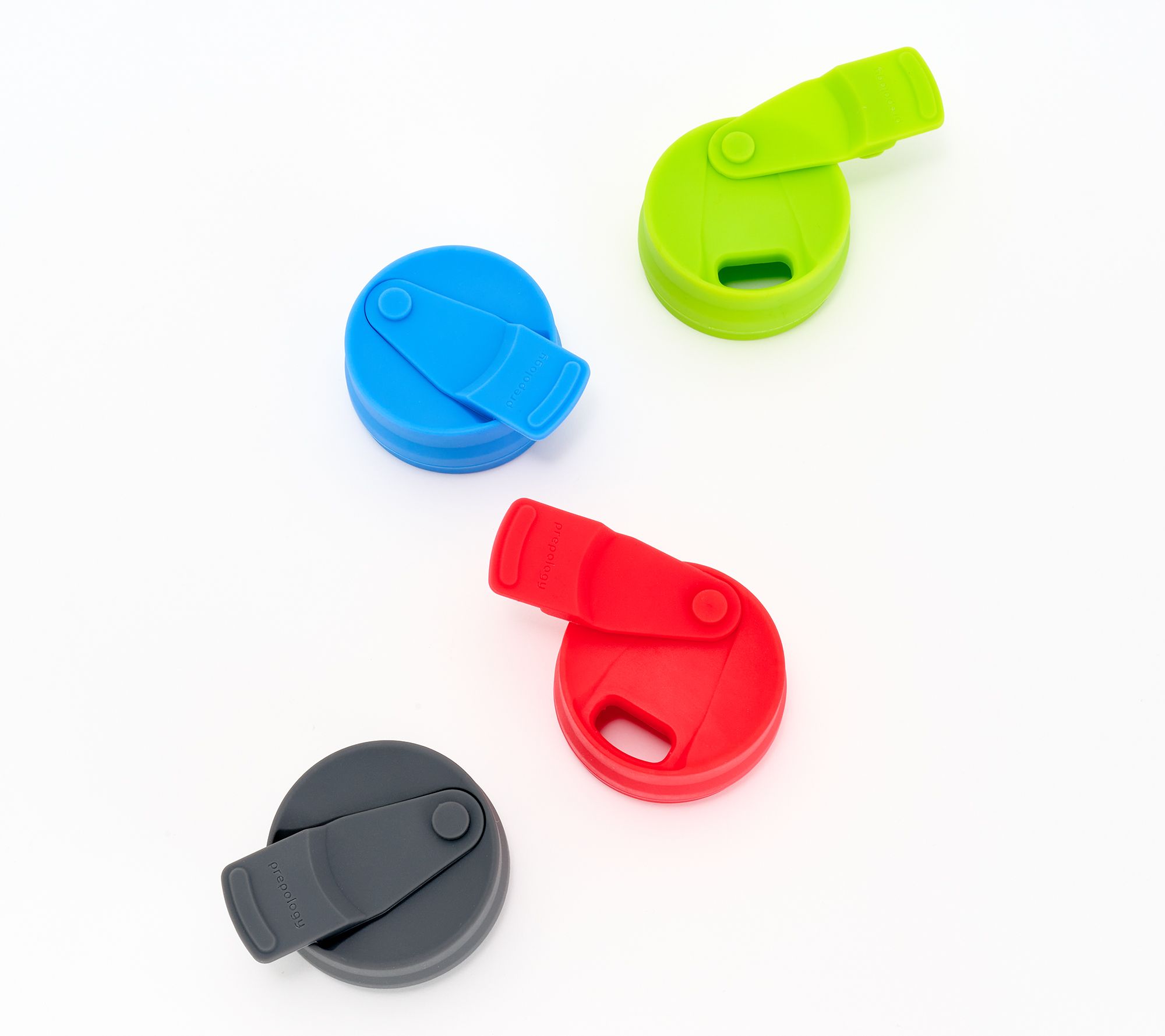 "As Is" Prepology Set of 4 Leakproof Silicone Can Covers