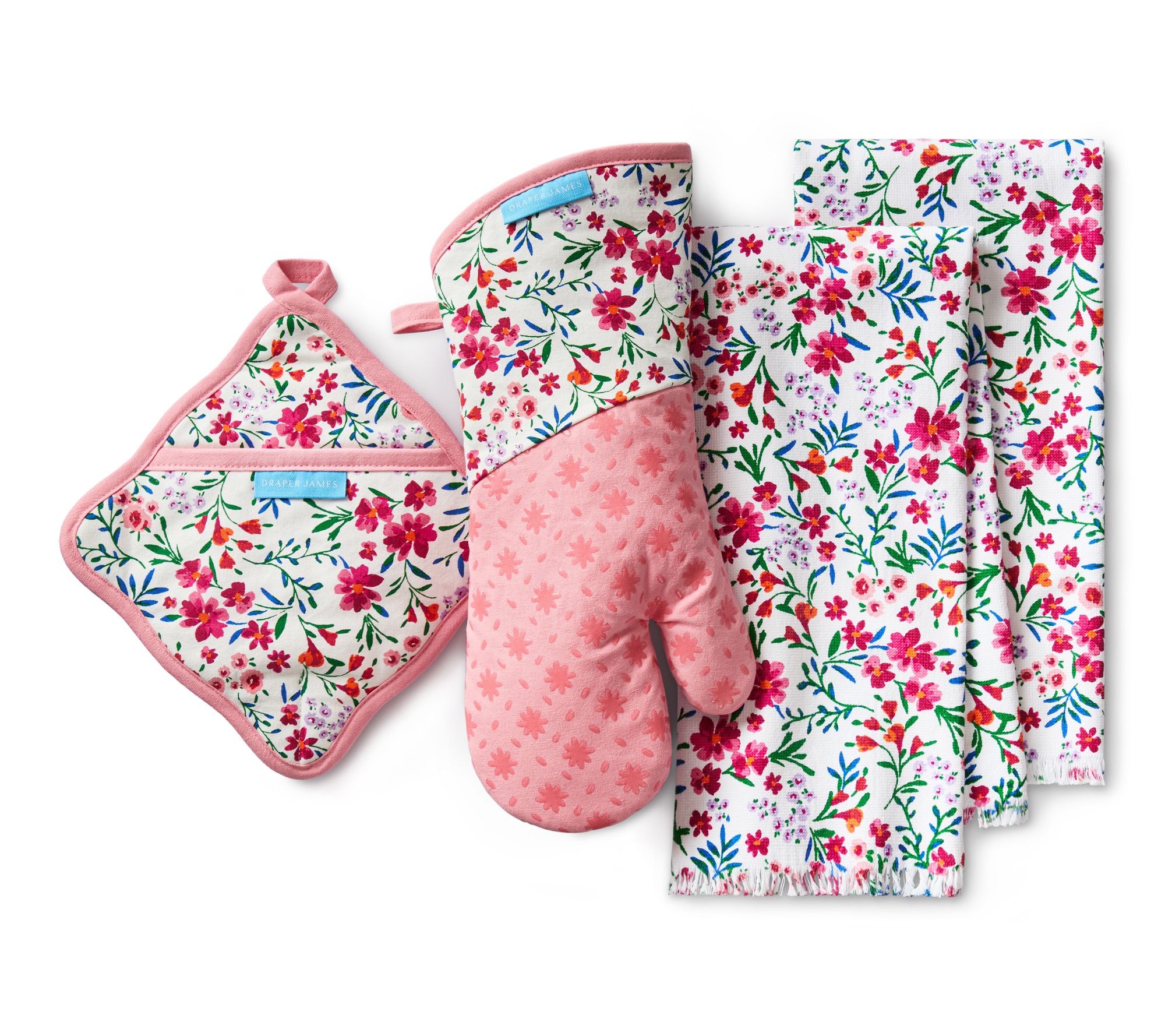 Draper James Field Flowers Towels, OM and PH 4-pk set