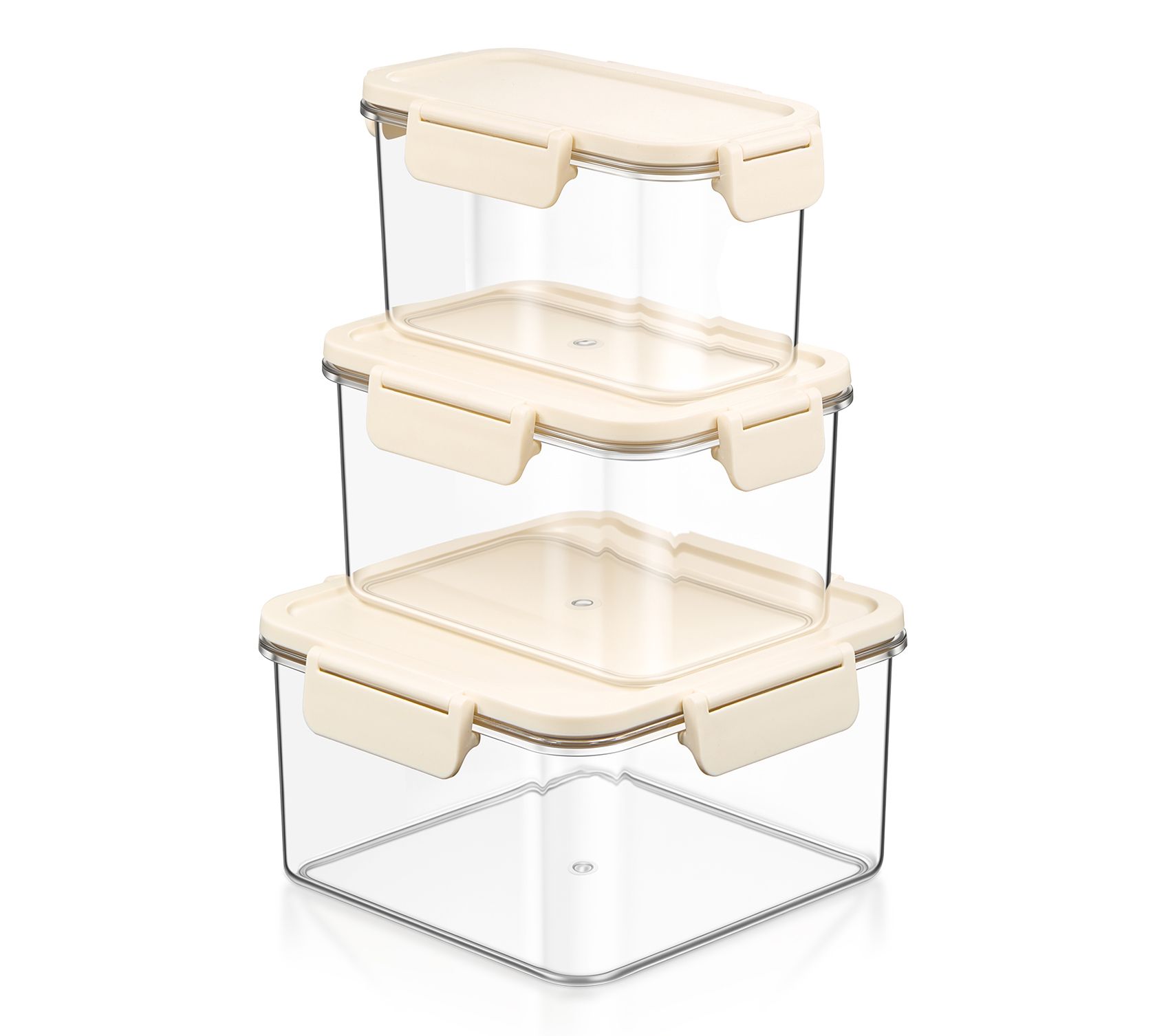 Sorbus Airtight Plastic Food Container Small Combo 3 Pack