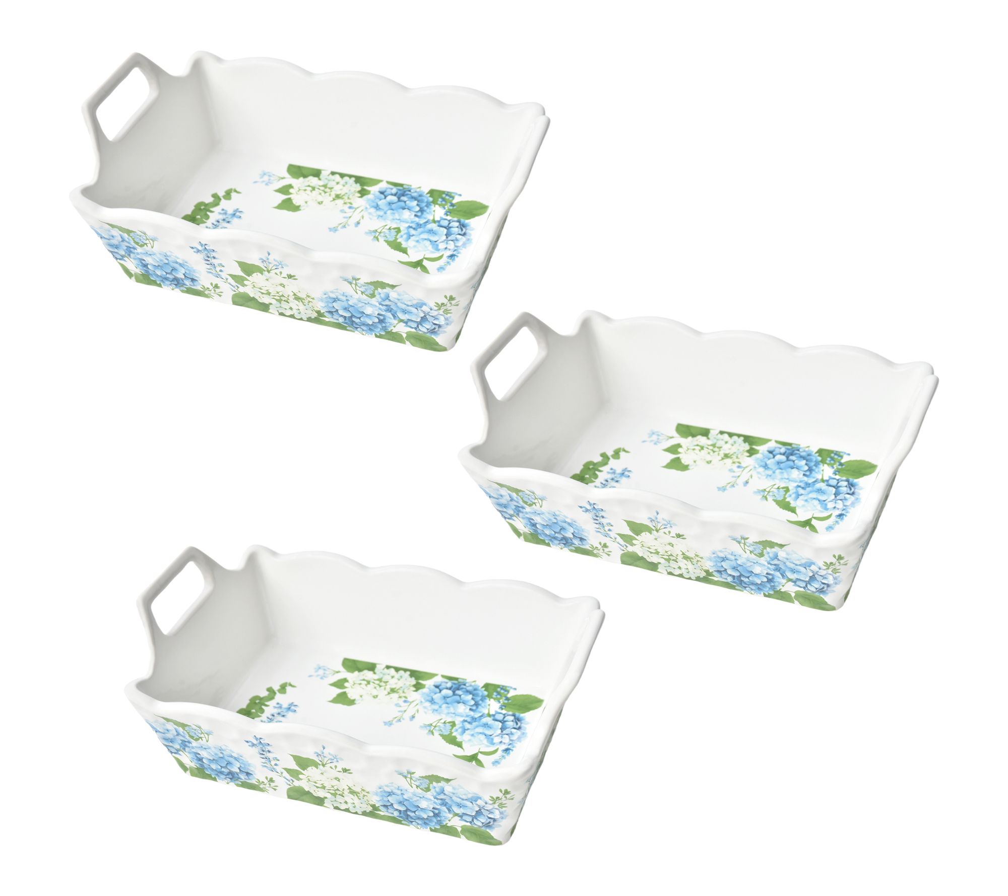 "As Is" Temp-tations S/3 Rectangular Nesting Mini Bakers