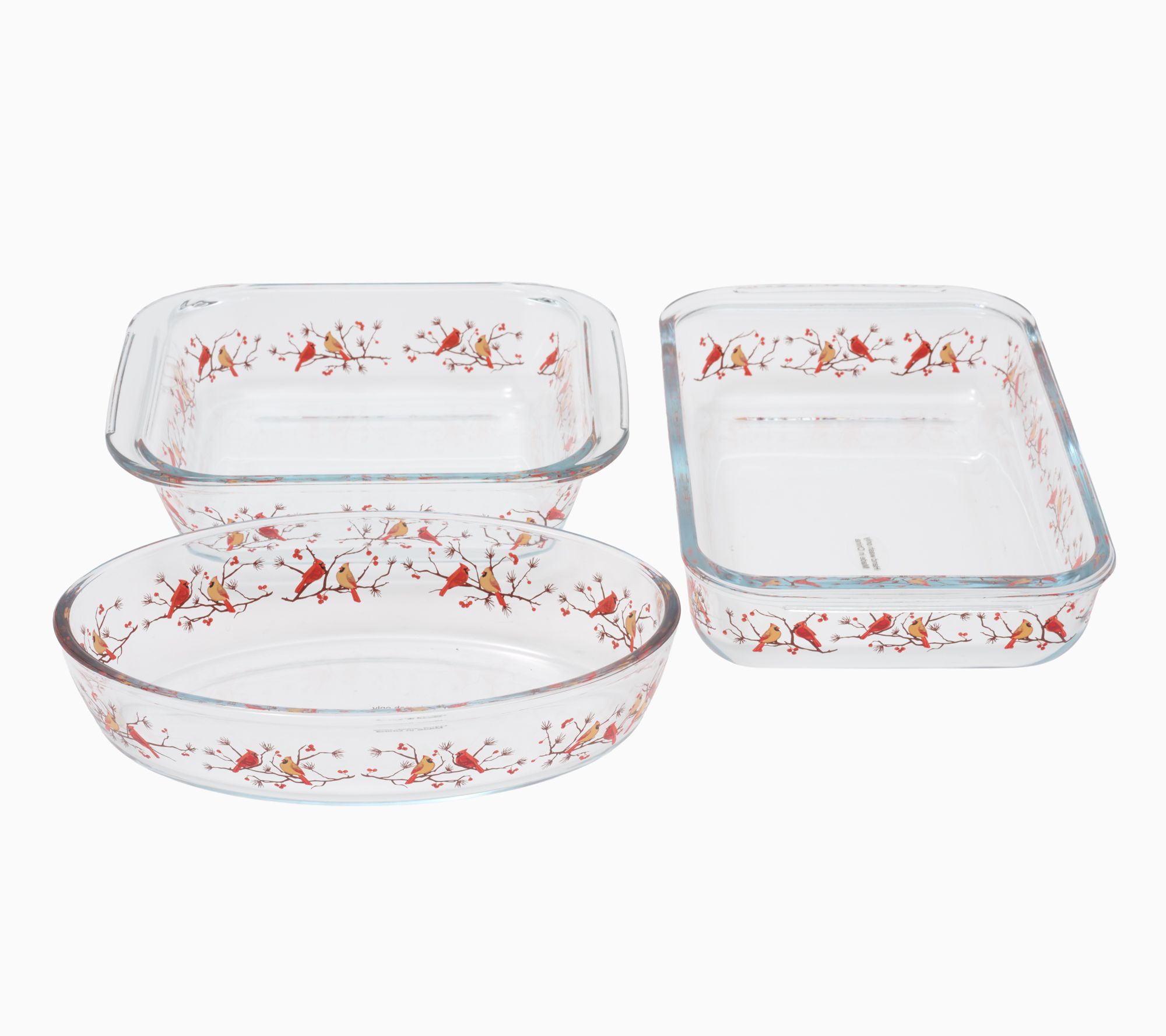 Temp-tations 3-pc Glass Small Batch Bakers