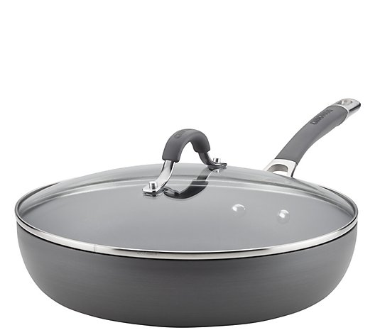 Circulon Radiance Hard-Anodized Nonstick 12" Covered Skillet