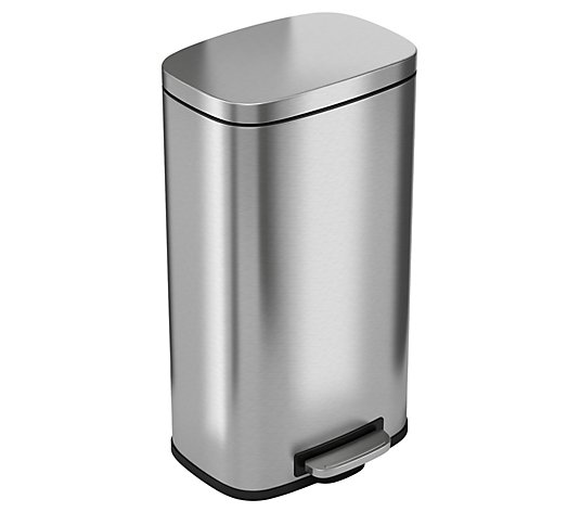 iTouchless SoftStep 8-Gal Stainless Steel StepTrash Can