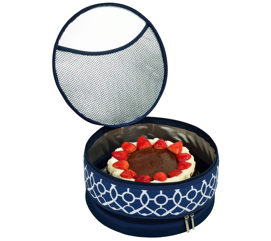 Picnic at Ascot 12" Pie and Cake Carrier Trellis