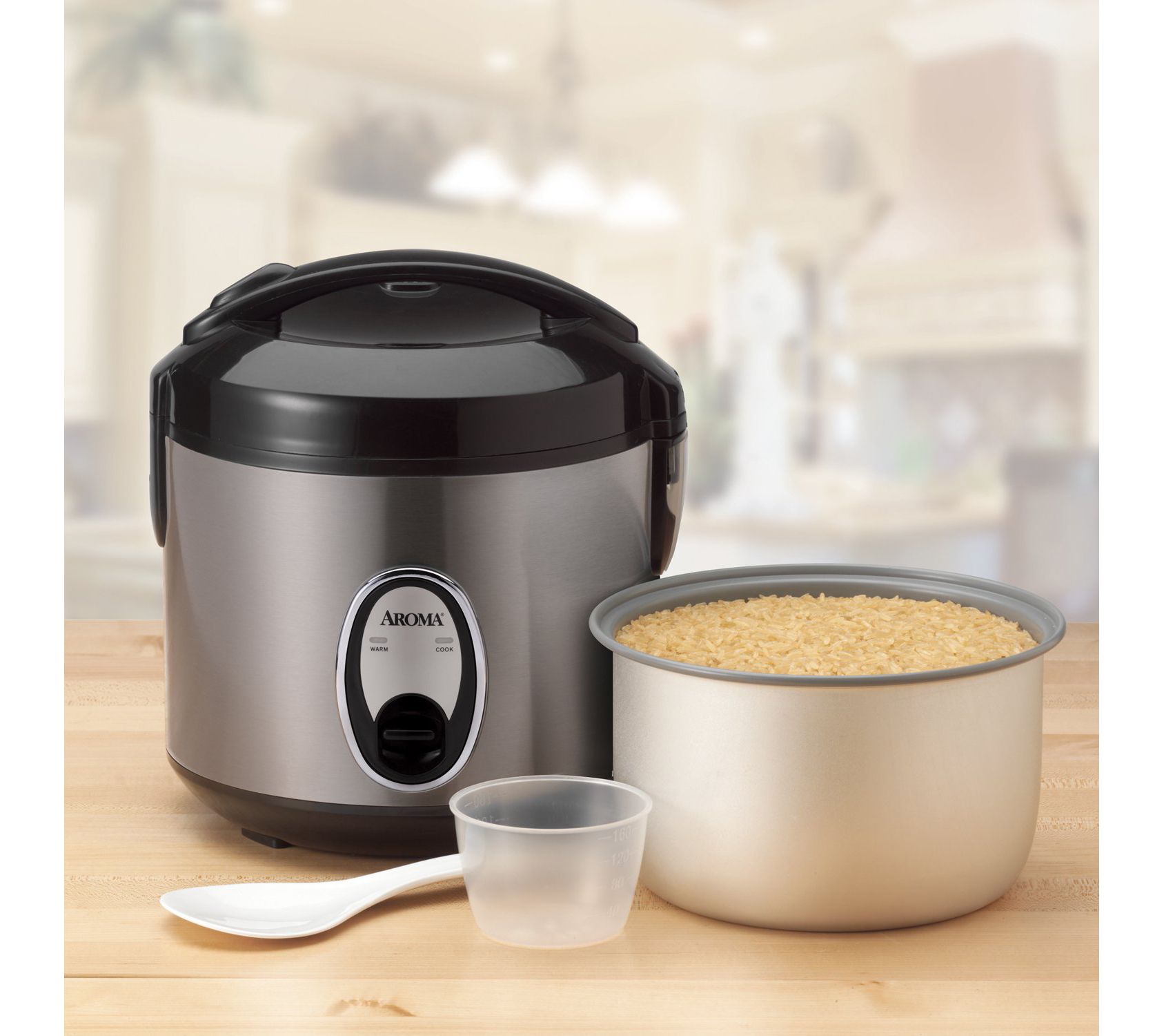 our goods Rice Cooker & Food Steamer - Pebble Gray