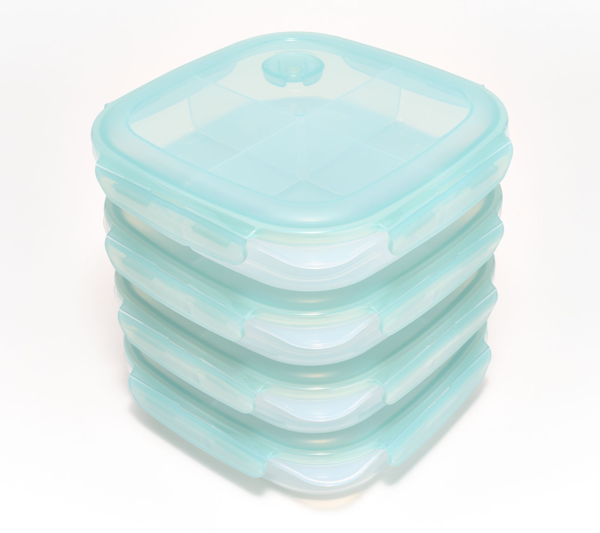 LocknLock Set of 4 Divider Plates with Vented Locking Lids