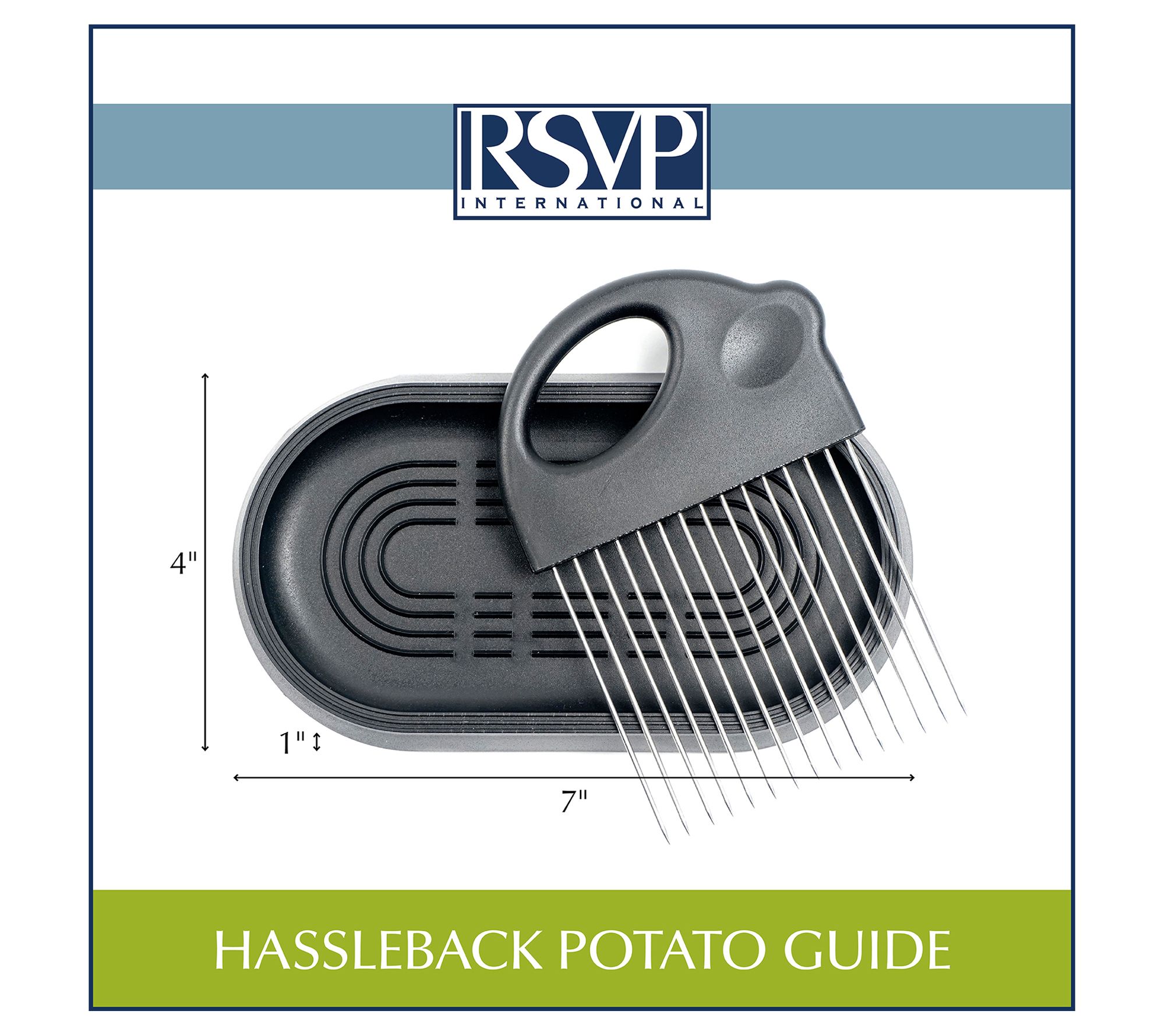 RSVP International Hasselback Potato Slicer  Hasselback potatoes, Potato  slicer, Hasselback