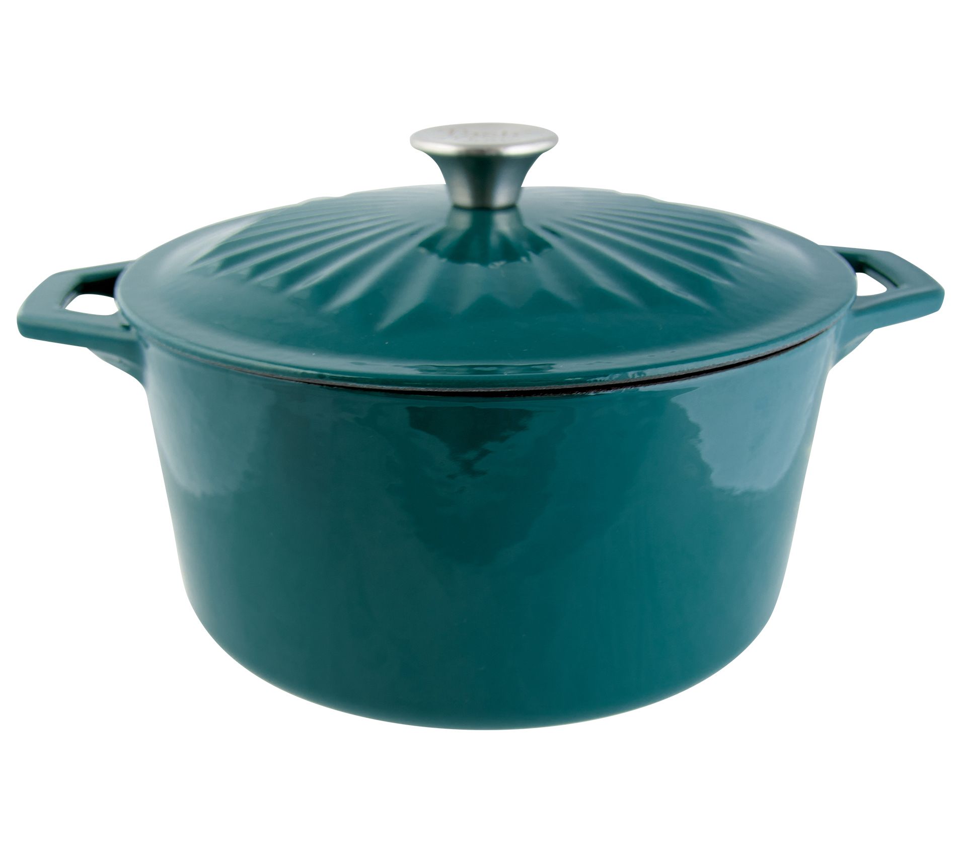 Taste of Home 7-Quart Enameled Cast Iron Dutch Oven with Grill Lid