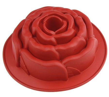 2 Kitchenaid Red Silicone 11” Round Cake Pans For Baking